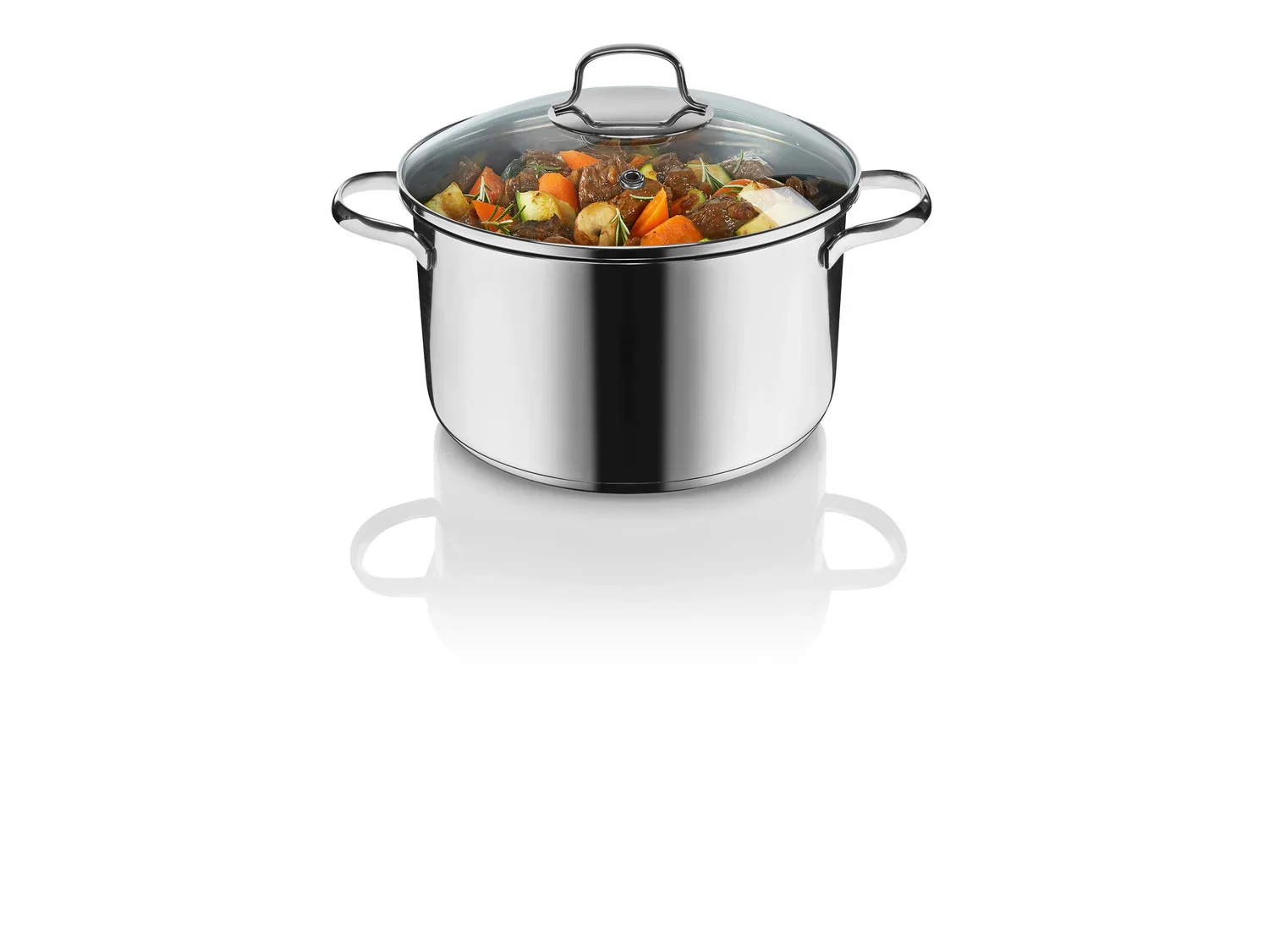 LIVARNO home Faitout en acier inoxydable,  24 cm