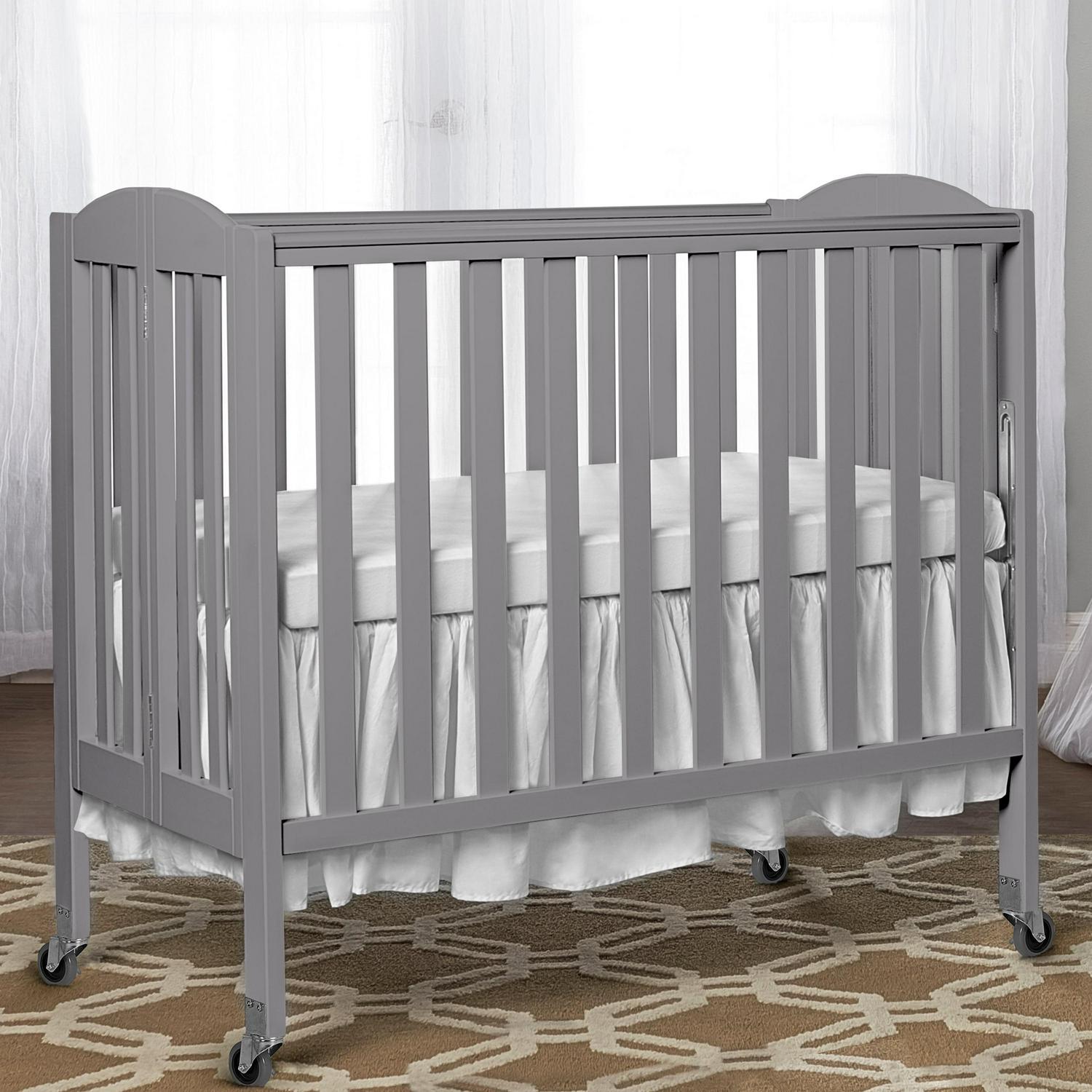 Dream on Me 3 - in - 1 Portable Crib Gray