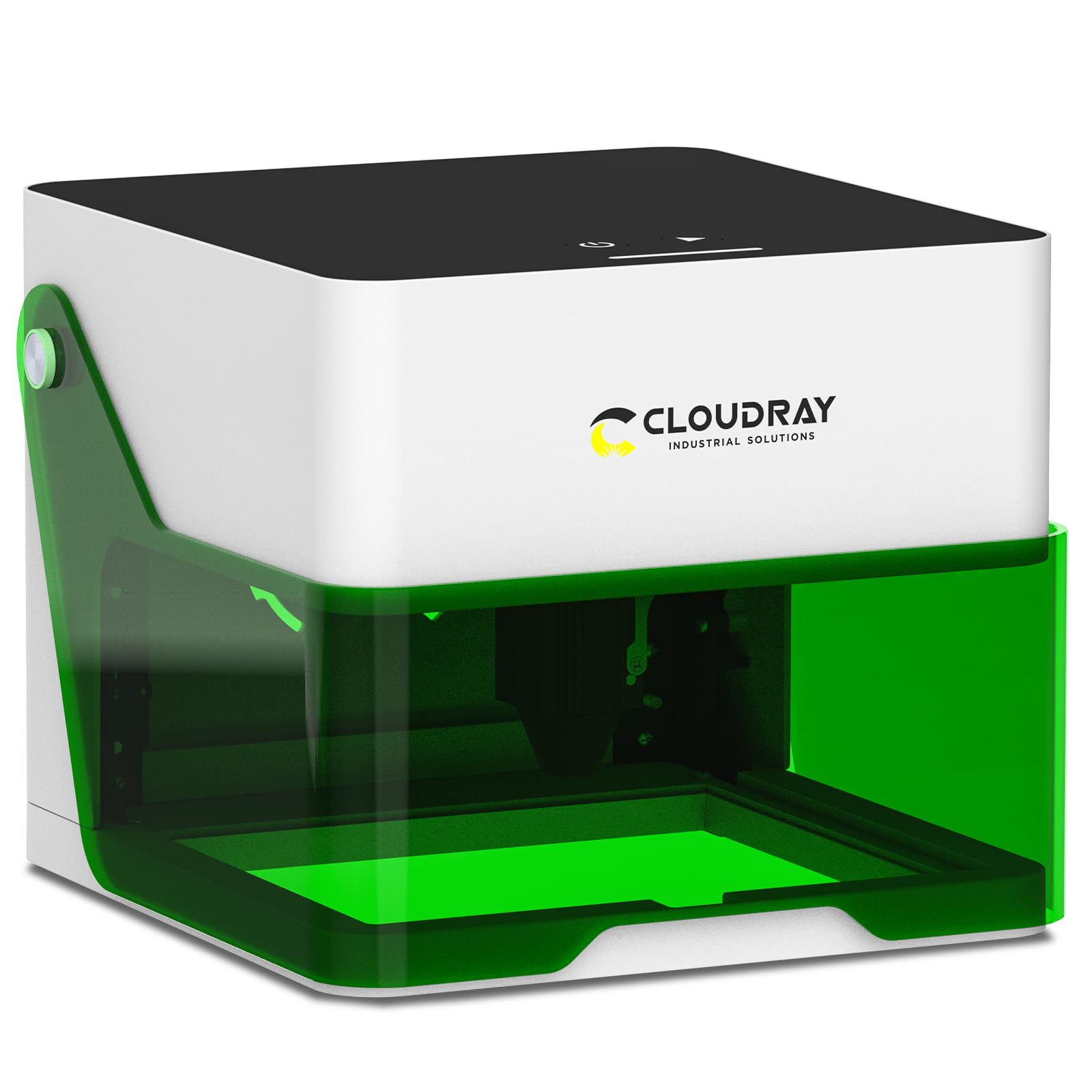 5W Diode, Laser Engraver Machine Mini Laser Etching Cutter for DIY Wood Leather Silicone Paper Glass Acrylic Cloth Enclosed Design Class1, 5000mW