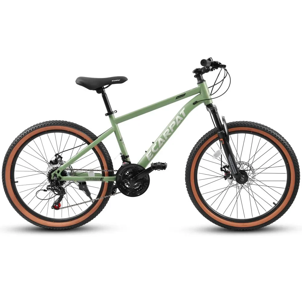 27.5 - Inch 21 - Speed Mountain Bike - High - Carbon Steel Frame, Disc Brakes, for All Riders