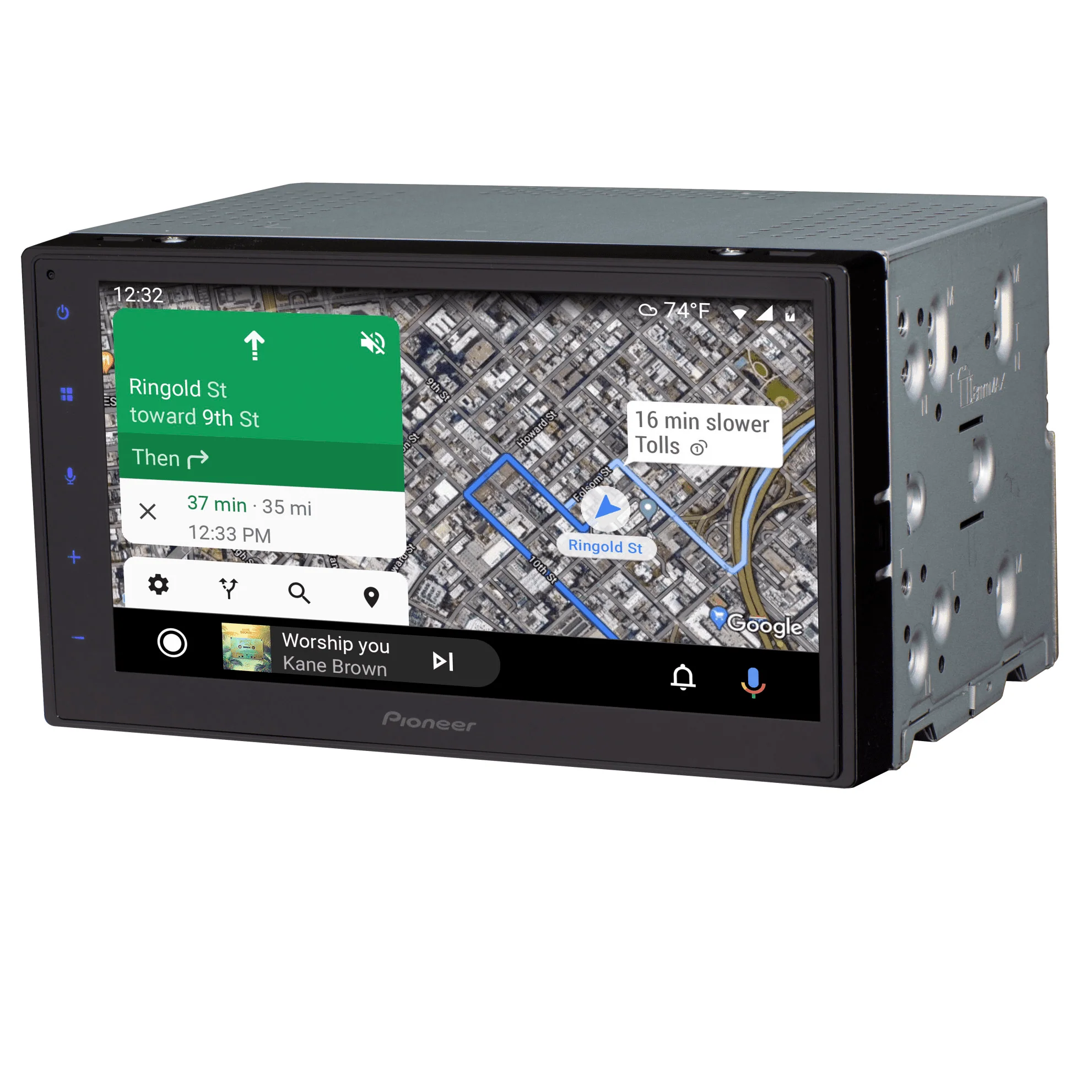 DMH 160BT Car Play/Android Auto Digital Media Receiver with 6 8" Touchscreen and Bluetooth,Double Din, Backup Camera Ready Image 3