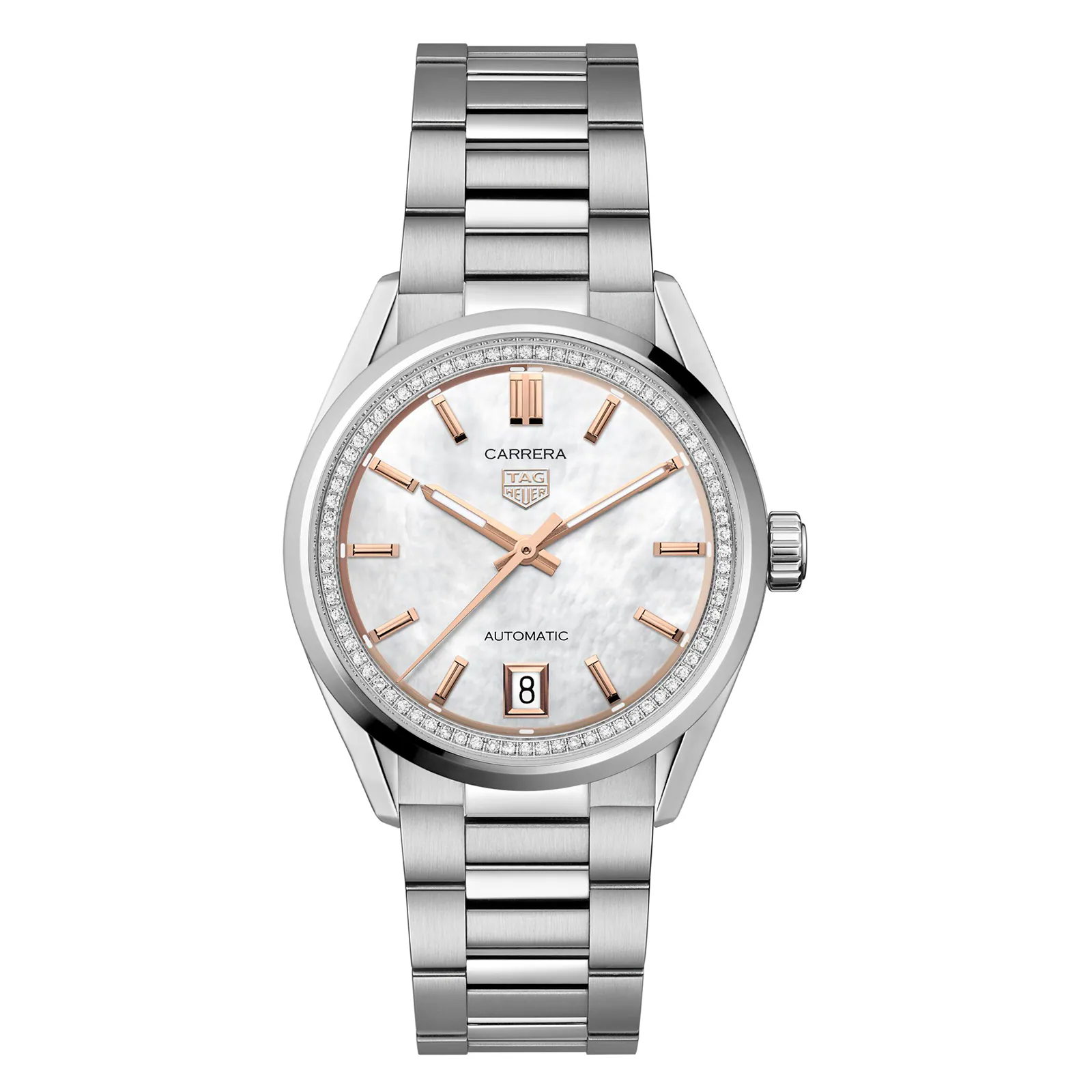 【Super Clone】TAG Heuer Carrera Date 36mm Ladies Watch Mother Of Pearl WBN231C.BA0001
