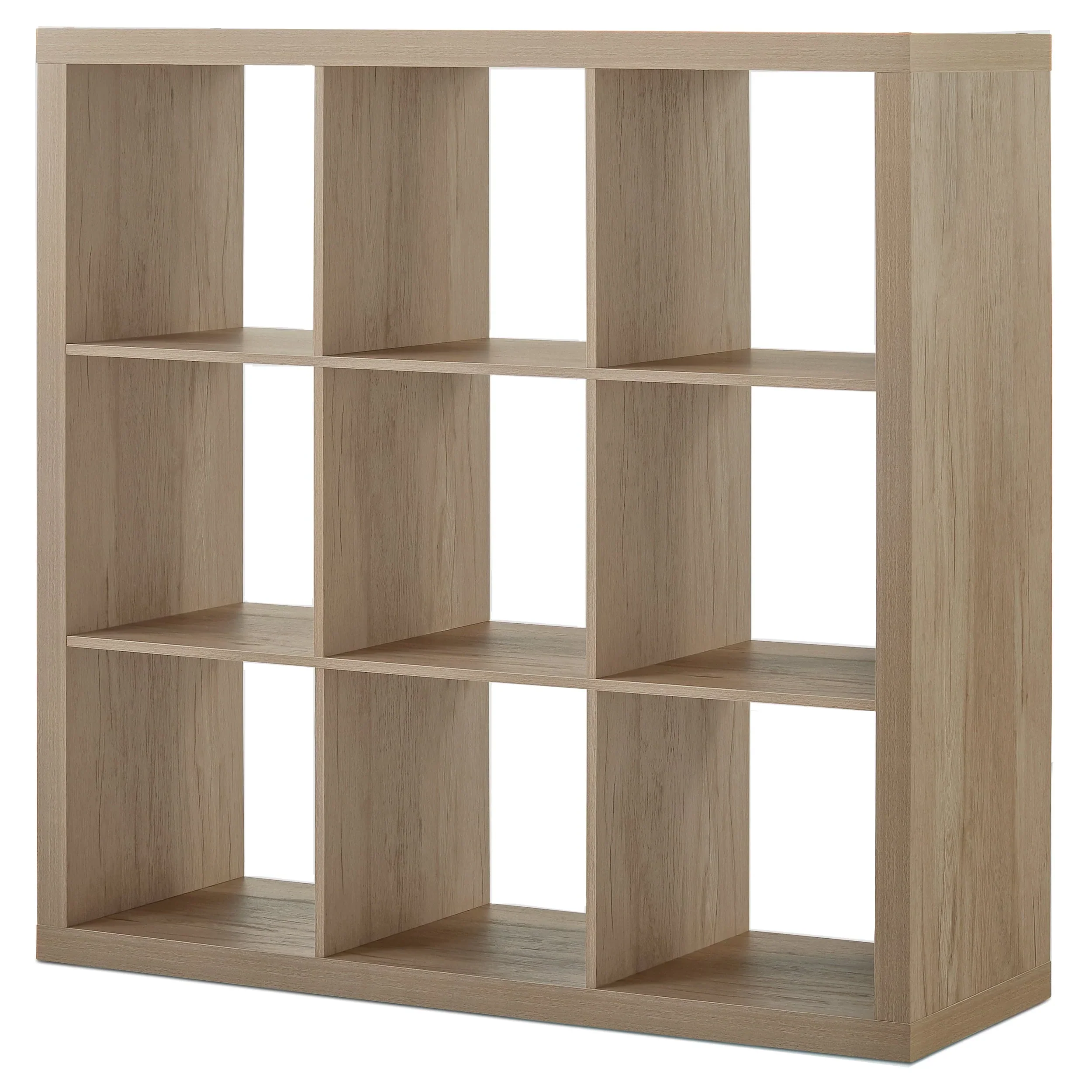 Better Homes & Gardens 9-Cube Storage Organizer, Natural