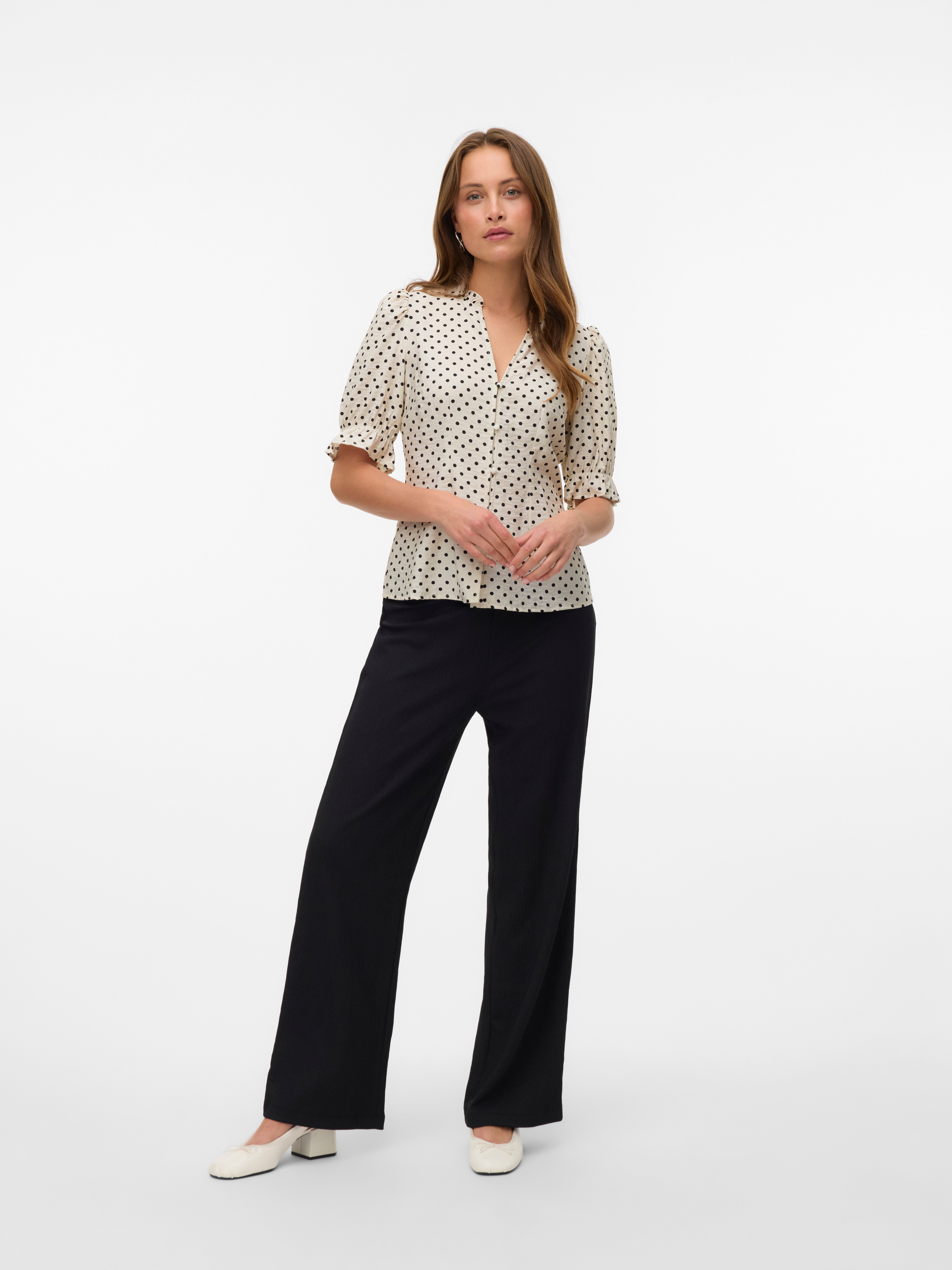 VERO MODA® SNMERVE High waist Trousers
