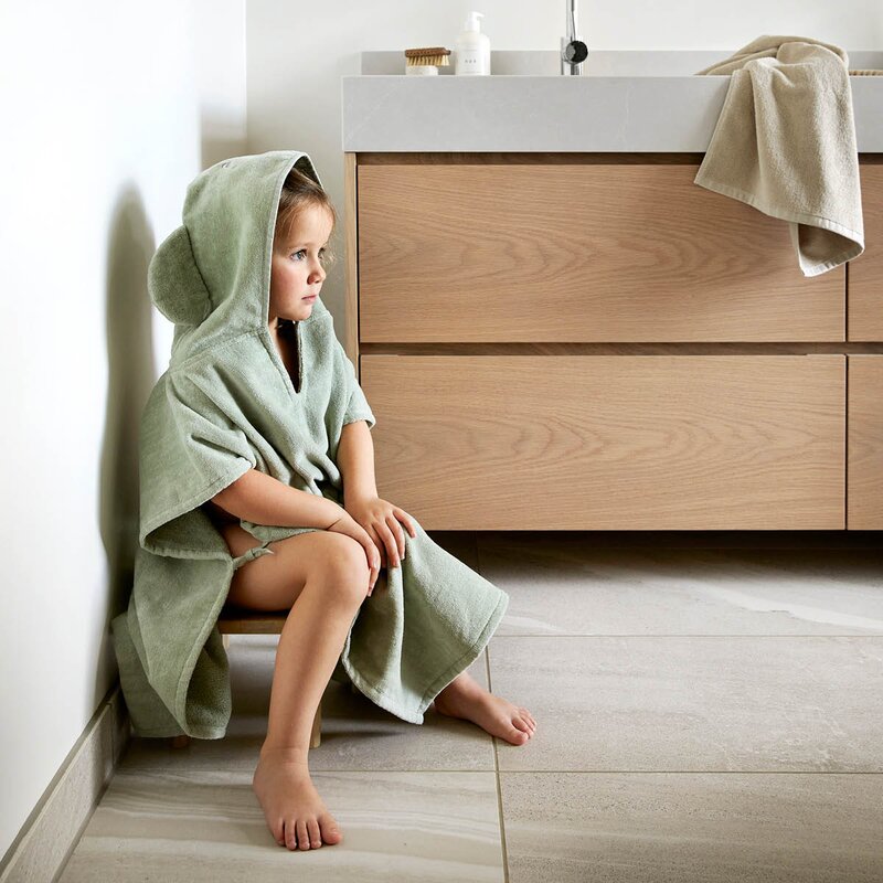 Magic badeponcho barn onesize dus grønn