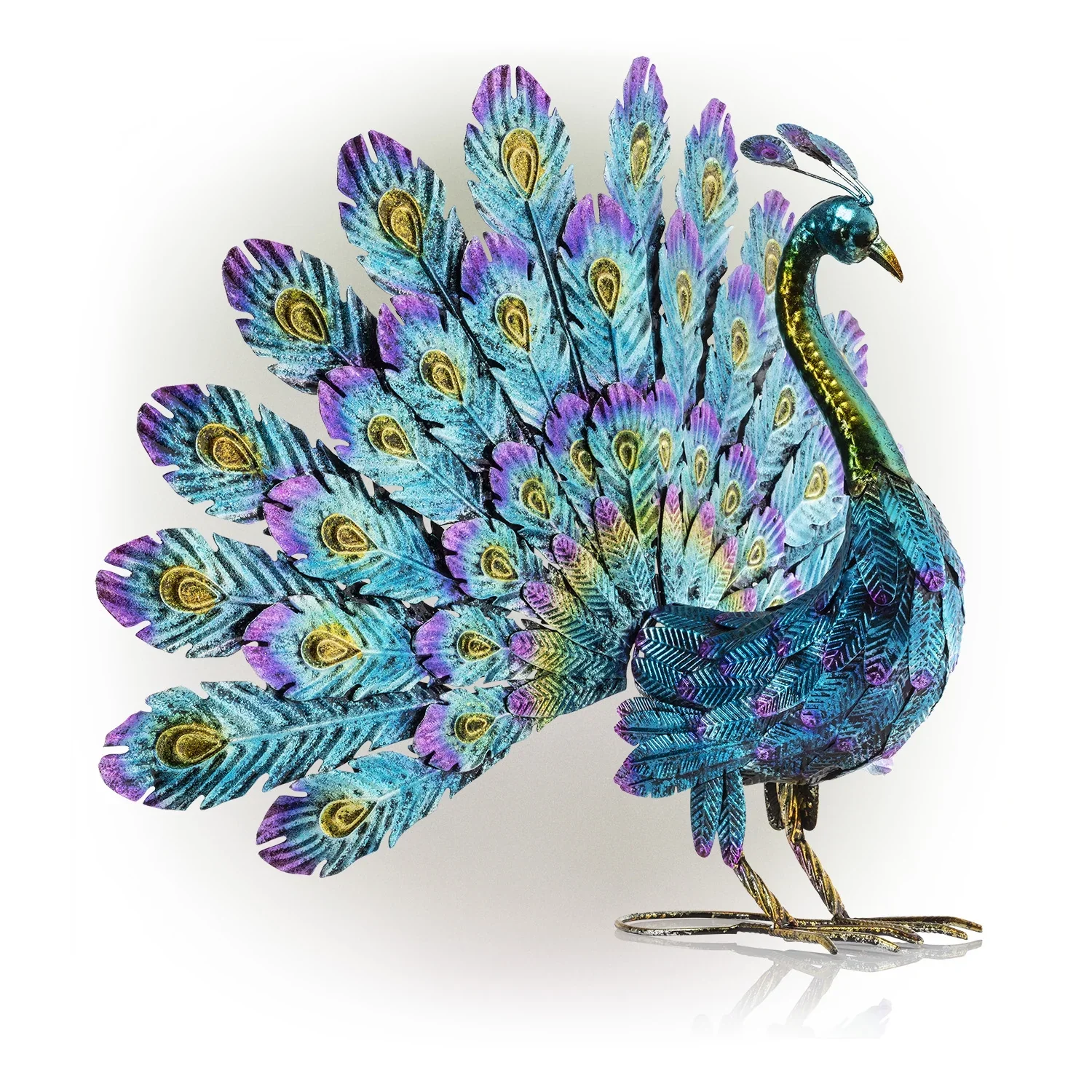 Alpine Corporation 22 Peacock Garden Statue
