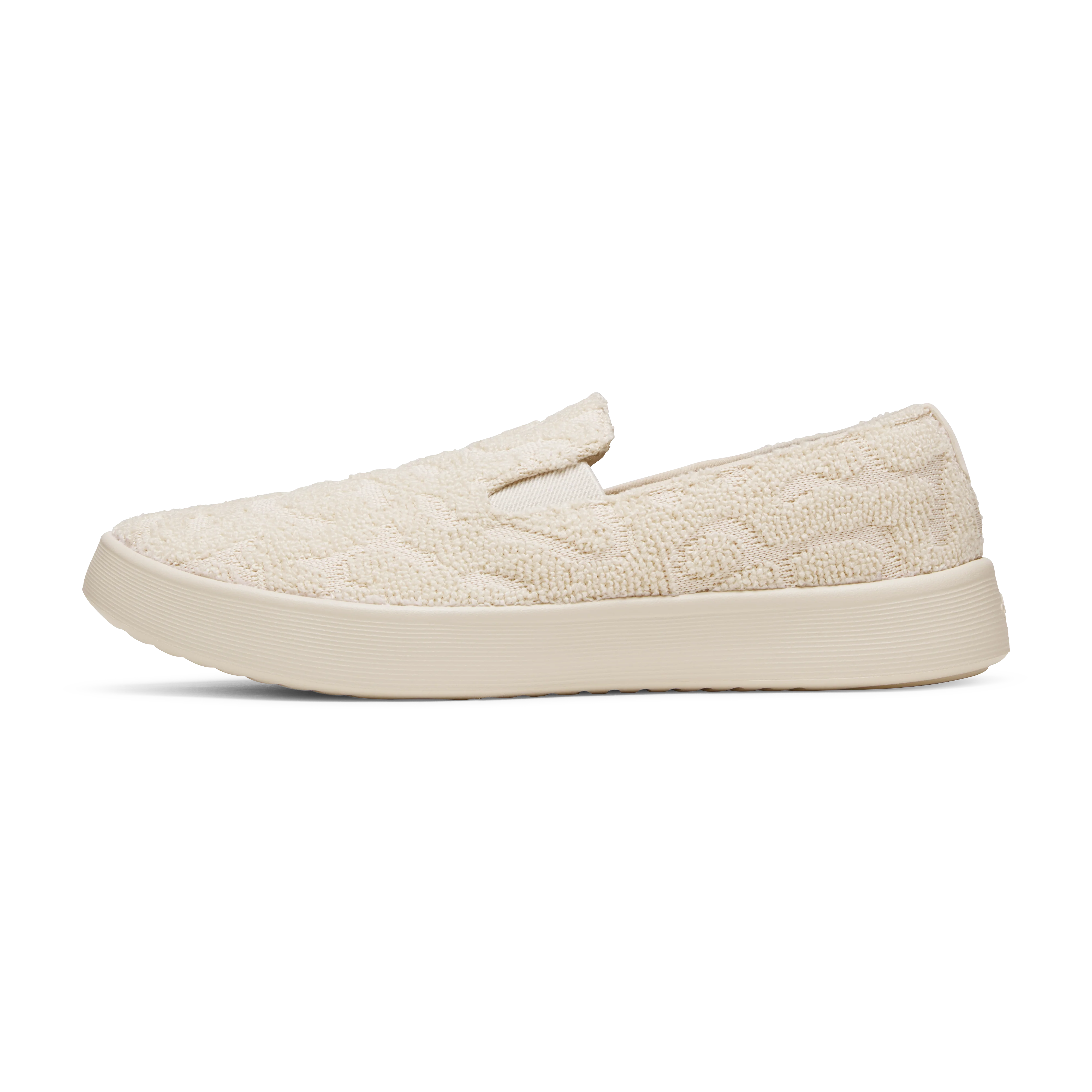 Men's Cruiser Slip On Terry - Warm White (Warm White Sole)
