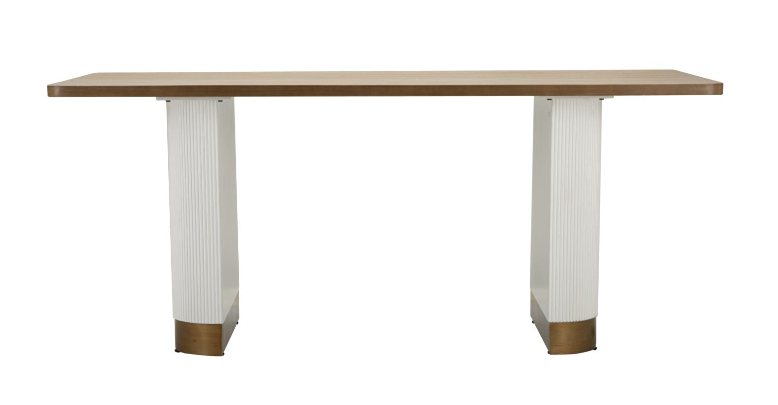 Mauro Ferretti Tolosa Eettafel in wit en bruin hout