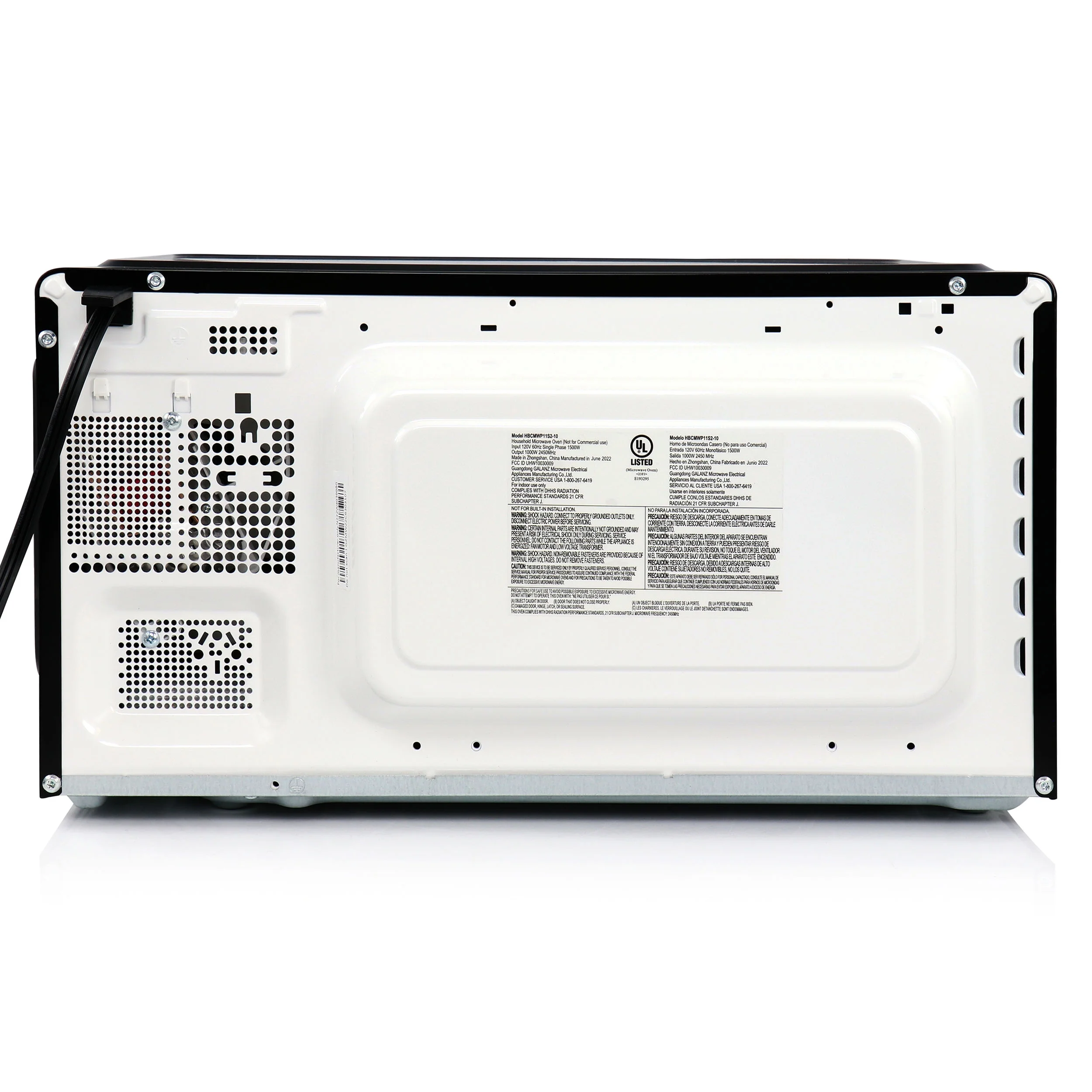Hamilton Beach 1.1 Cu. Ft. 1000 Watt Countertop Microwave Oven in Black