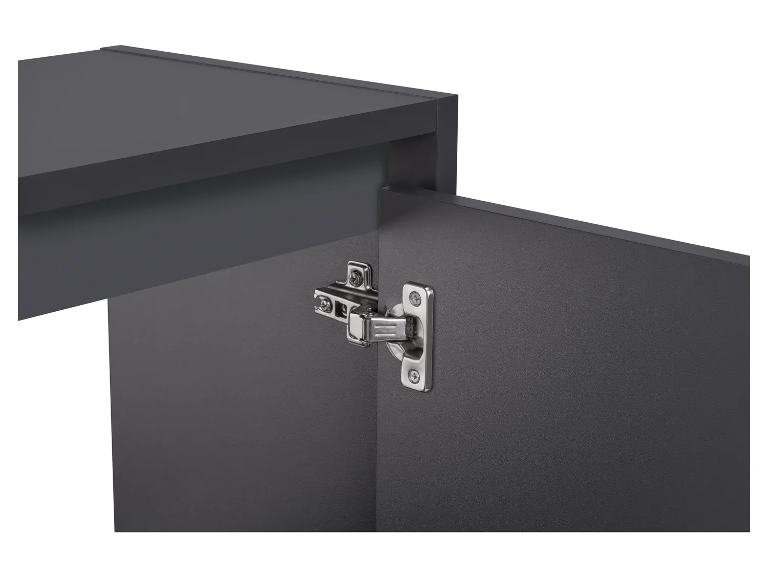 LIVARNO home Meuble sous-vasque Oslo, 60 x 55 x 28 cm, anthracite