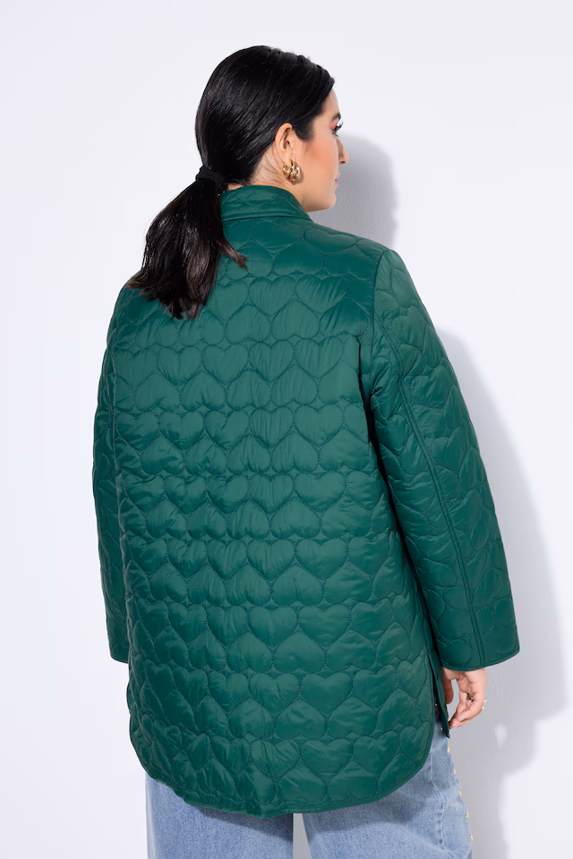 Heart Quilted Coat