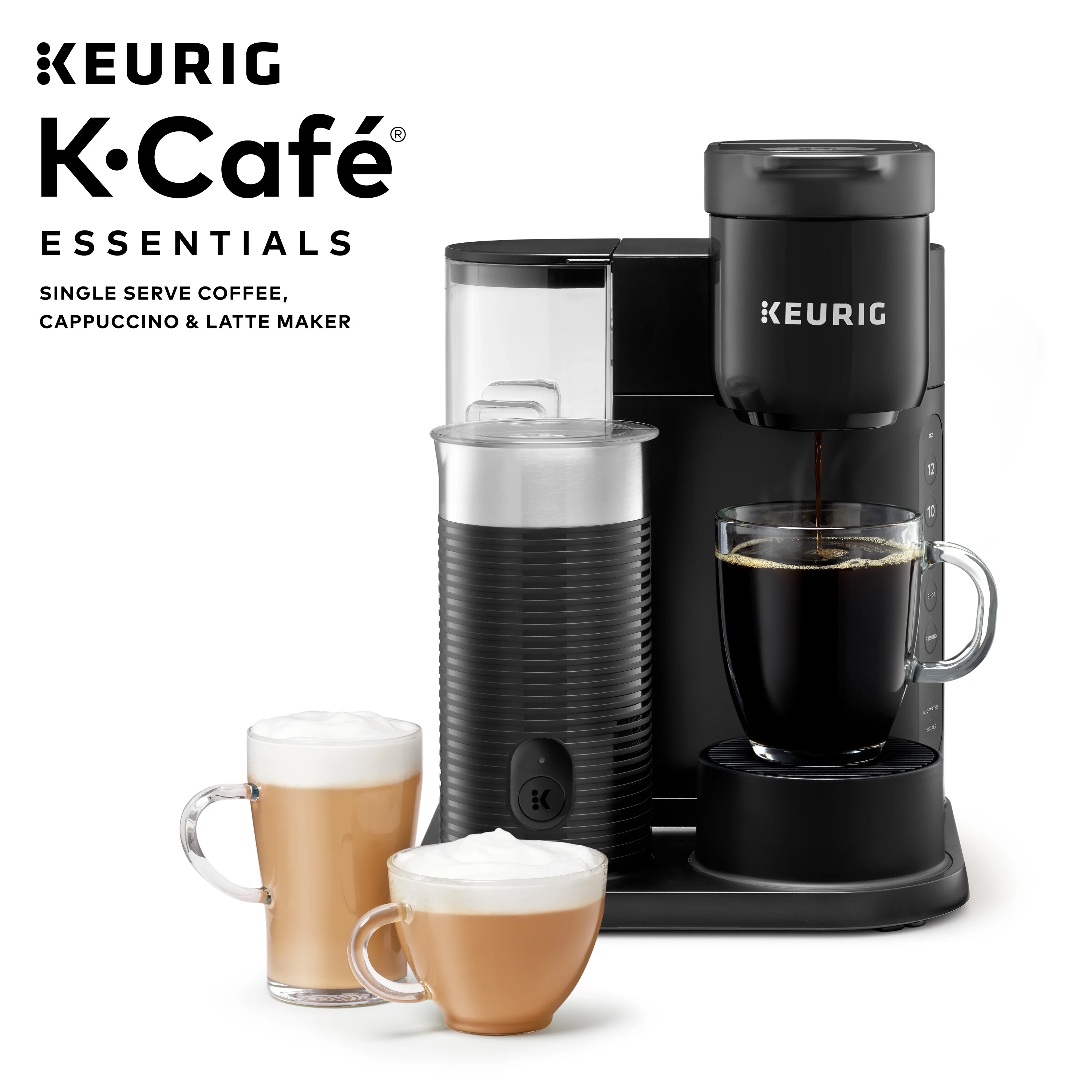 Keurig K - Caf Essentials Single Serve K - Cup Pod Coffee Maker, Black