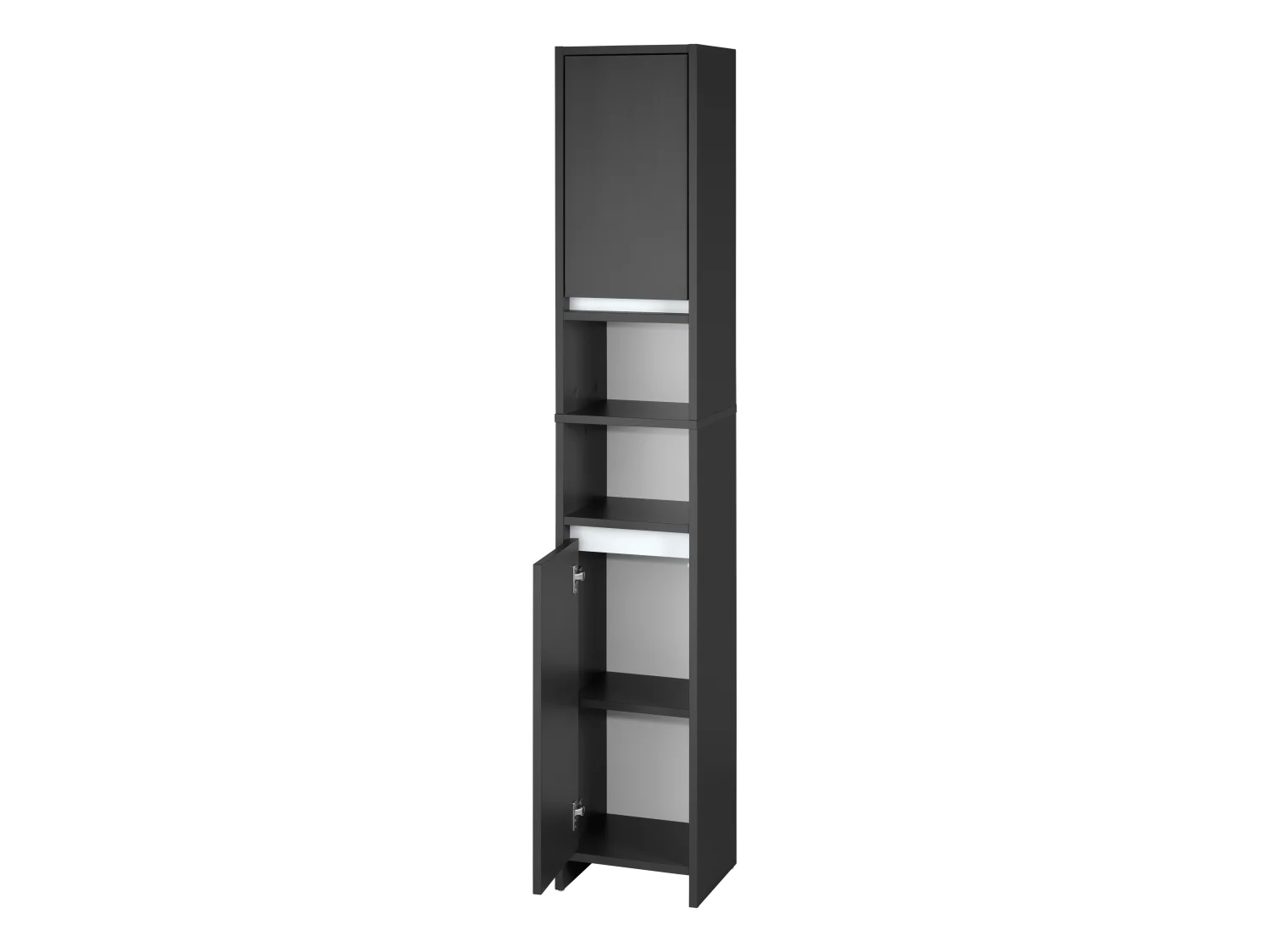 LIVARNO home Colonne de salle de bain Oslo, 32 x 180 x 28 cm, noire