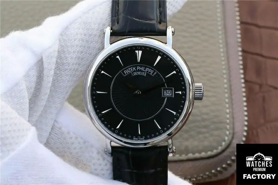 Patek Philippe Calatrava 5153G-001 ZF Factory Black Strap