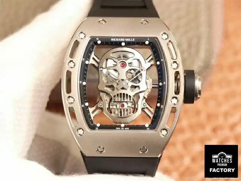 Richard Mille RM052 ZF Factory Silver Titanium Skull Dial