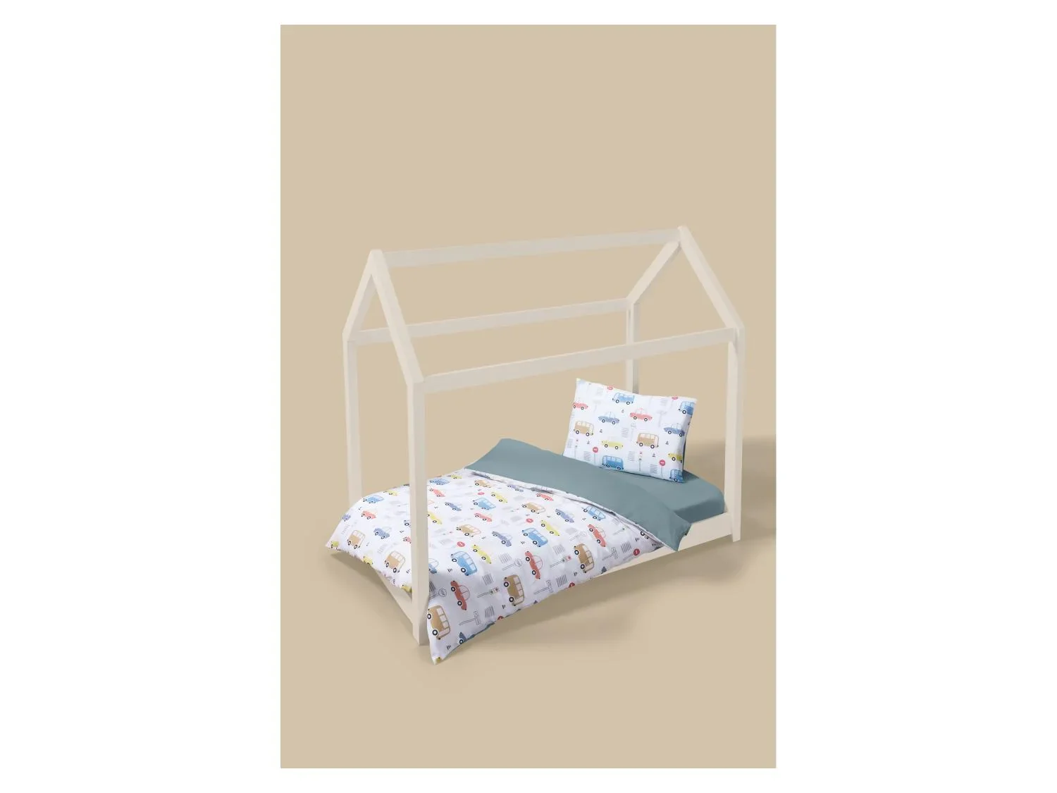 LIVARNO Parure de lit bb rversible, 3 pices