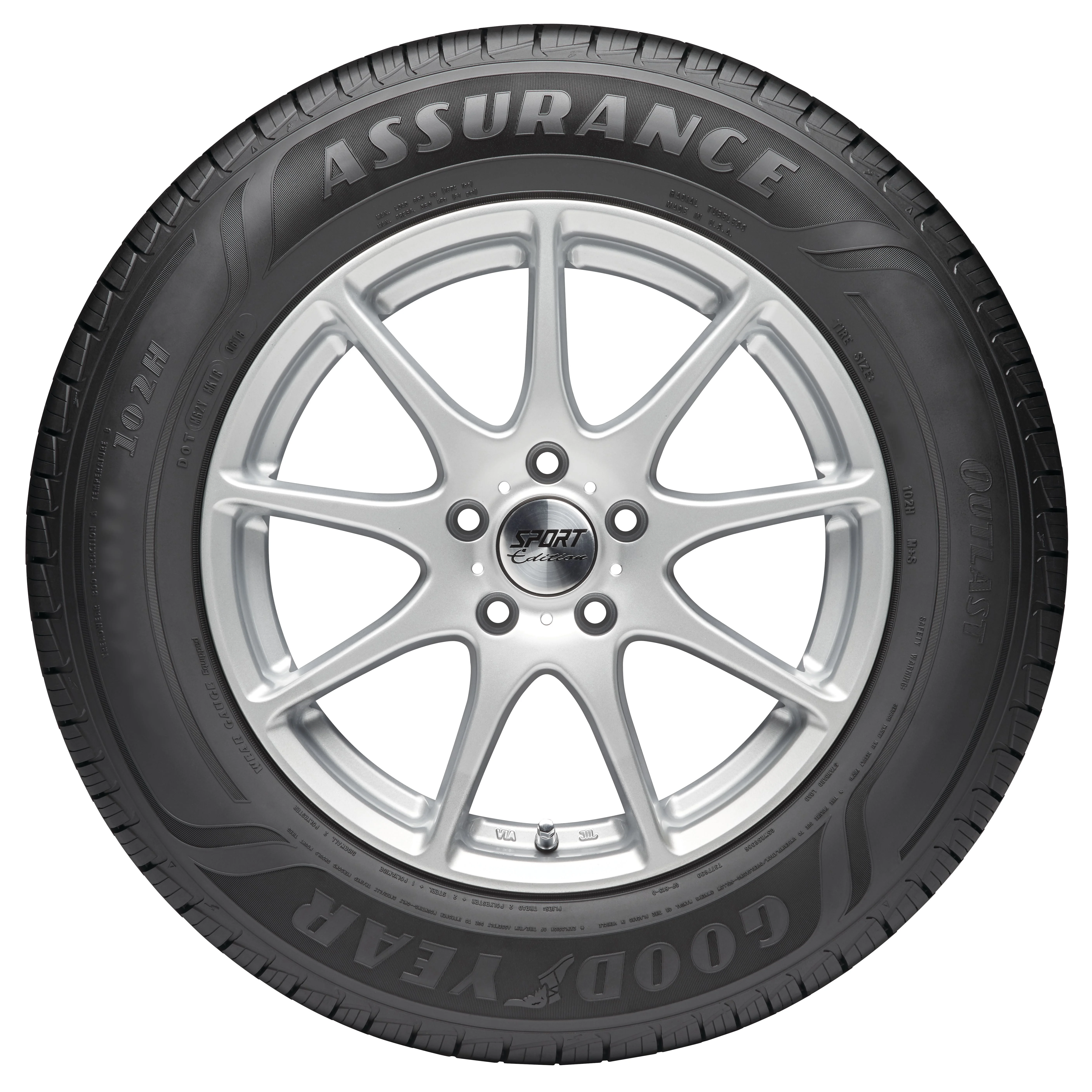 Goodyear Assurance Outlast 205/55R16 91H All - Season Tire