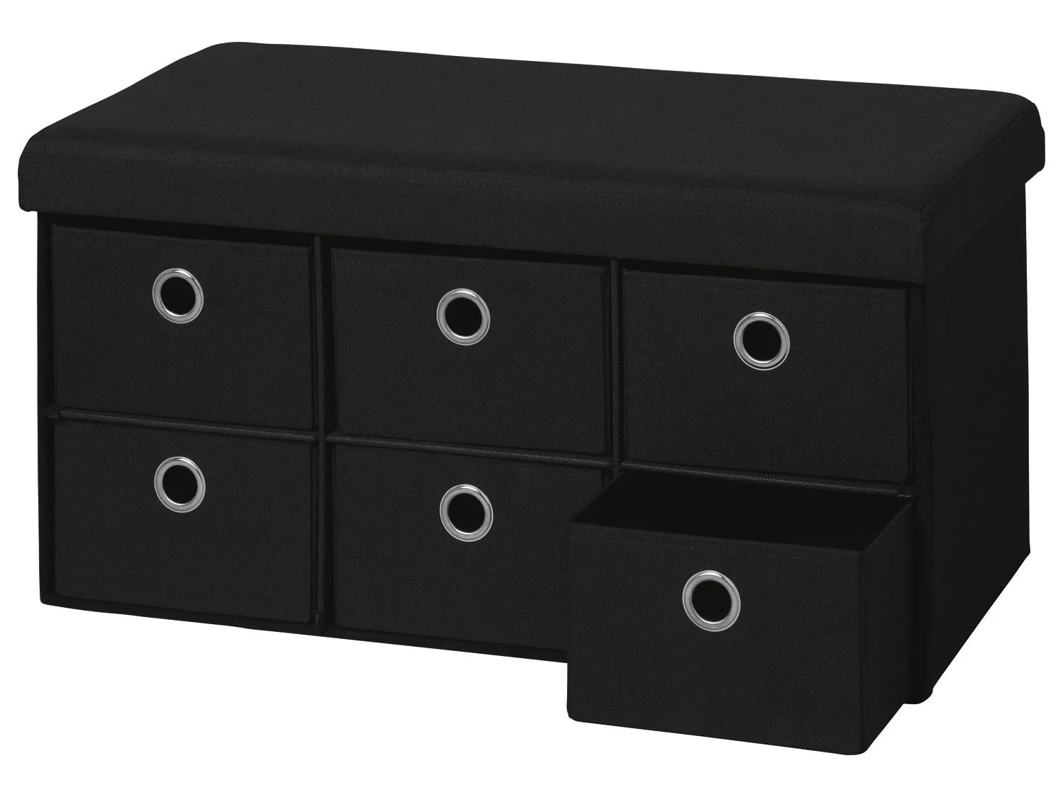 LIVARNO home Banc-coffre de rangement, avec 6 tiroirs