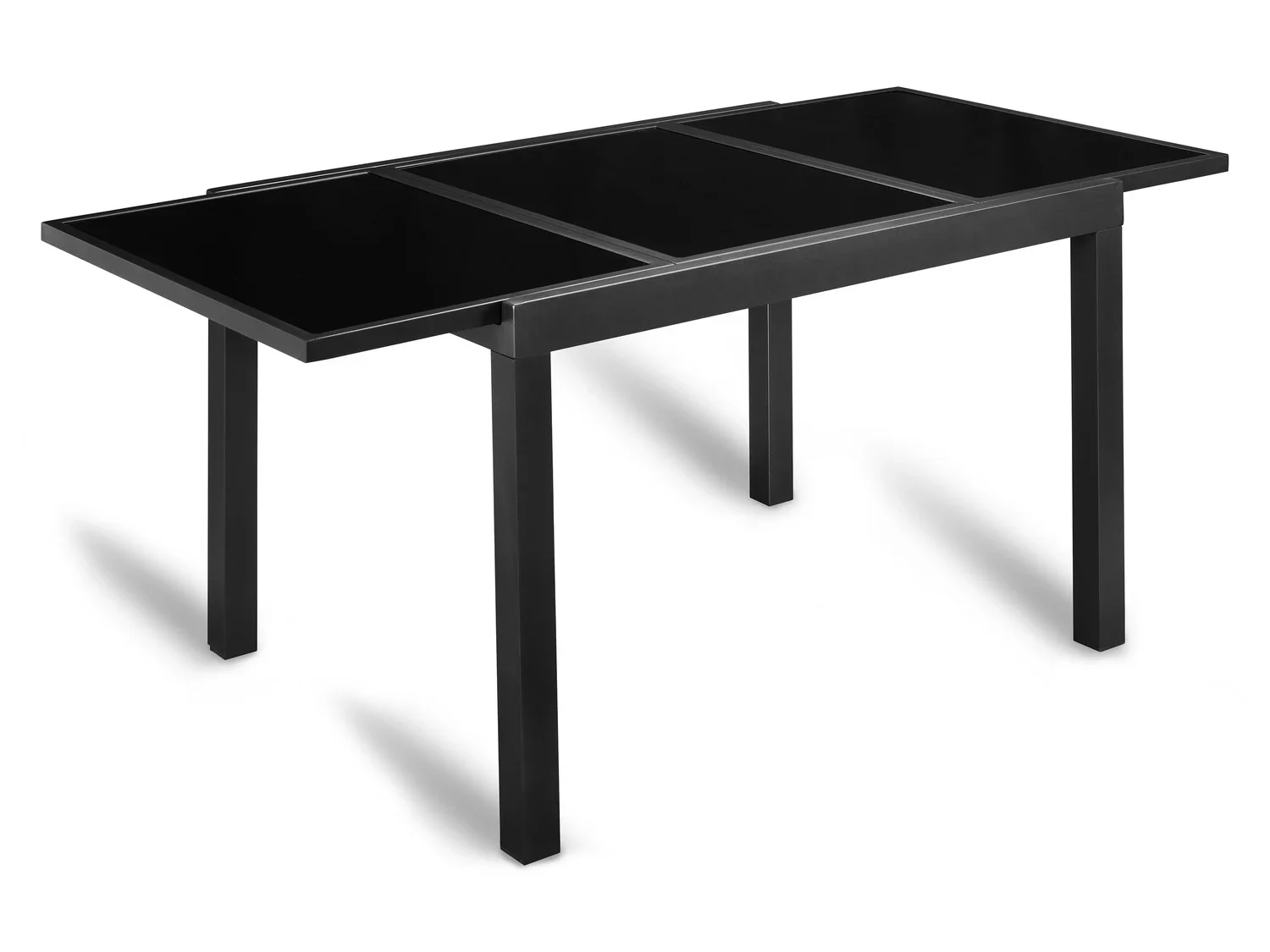 LIVARNO home Table de jardin extensible en aluminium Houston, noir