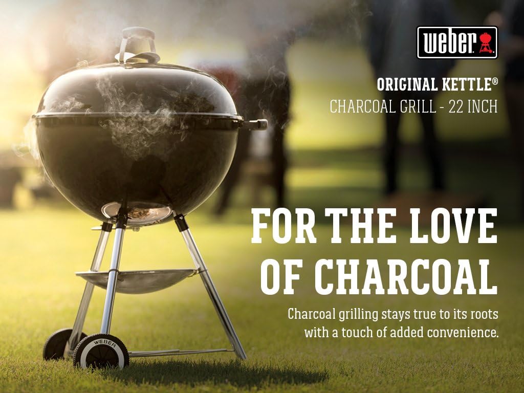 Weber ®   Original Kettle Charcoal Grill, 22-Inch, Black