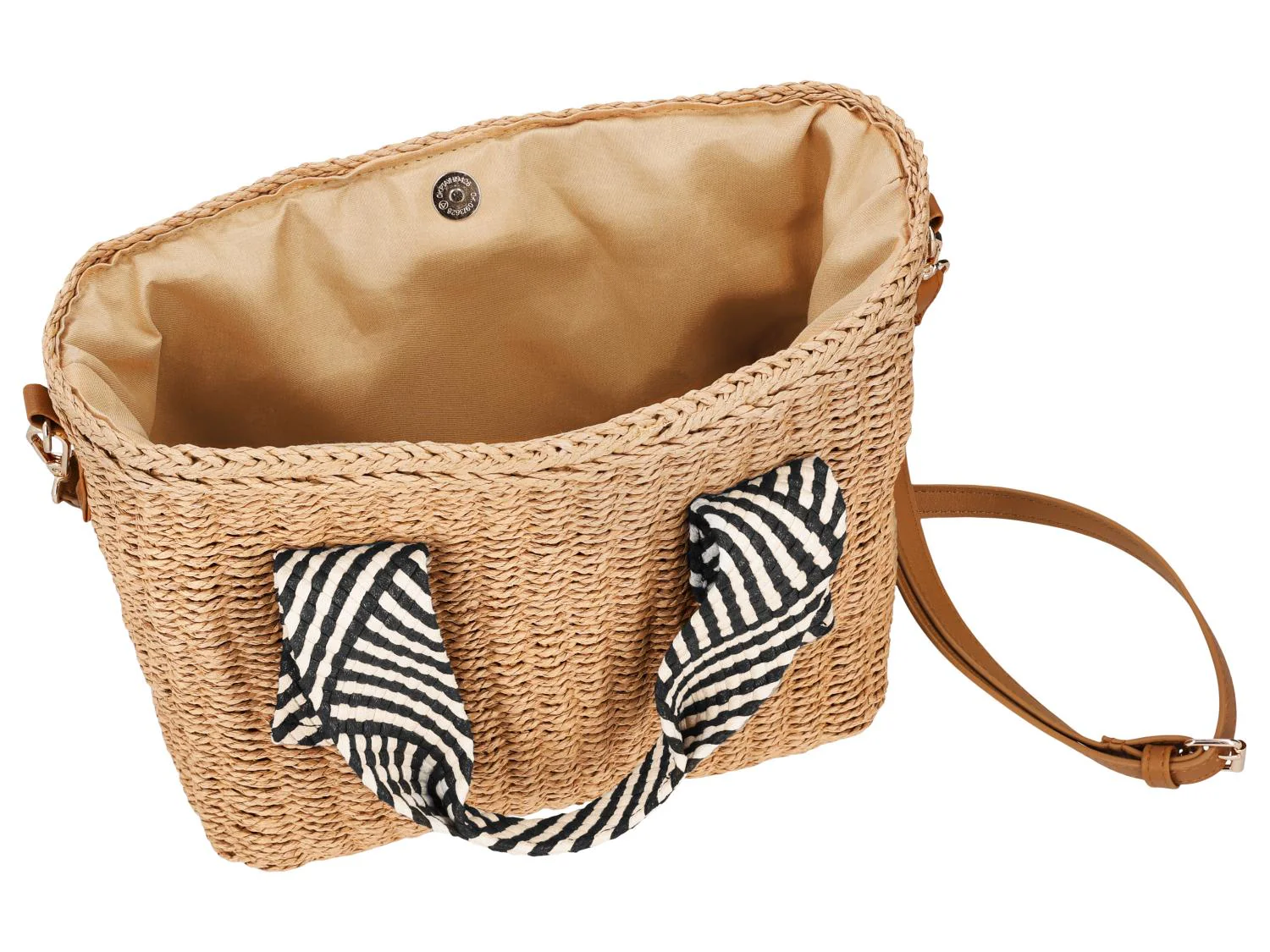ESMARA Sac  main en raphia femme