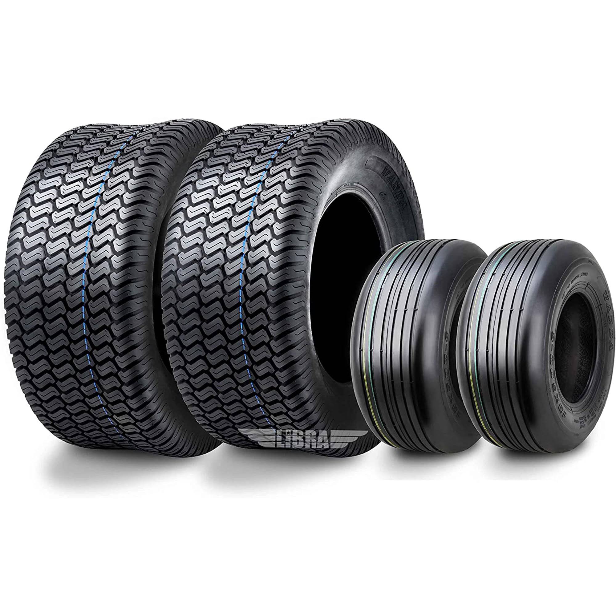 Set 4 Wanda Zero-Turn Lawn Mower Turf Tires 13x5-6 Front & 23x10.5-12 Rear /4PR -13080-13049