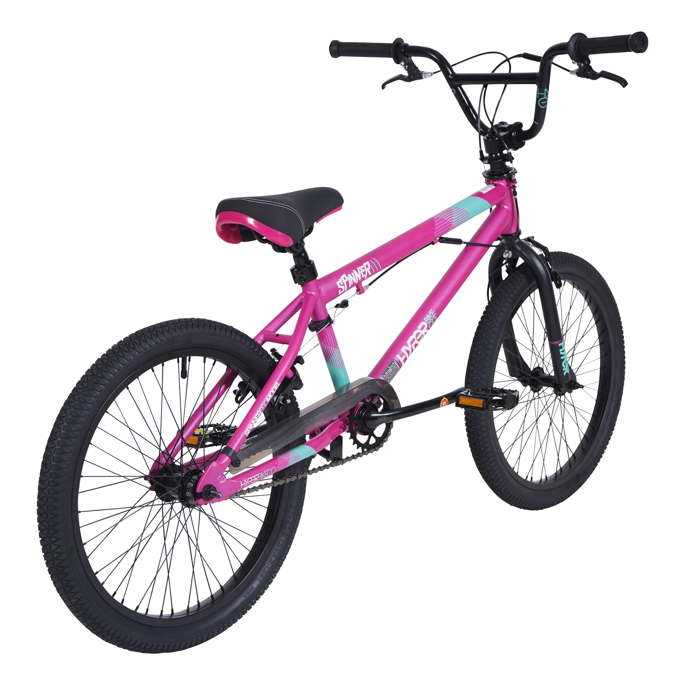 20" Girl's Spinner BMX Bike for Kids, Pink, Age Group 8 to 13, Child, Tween - Image 4