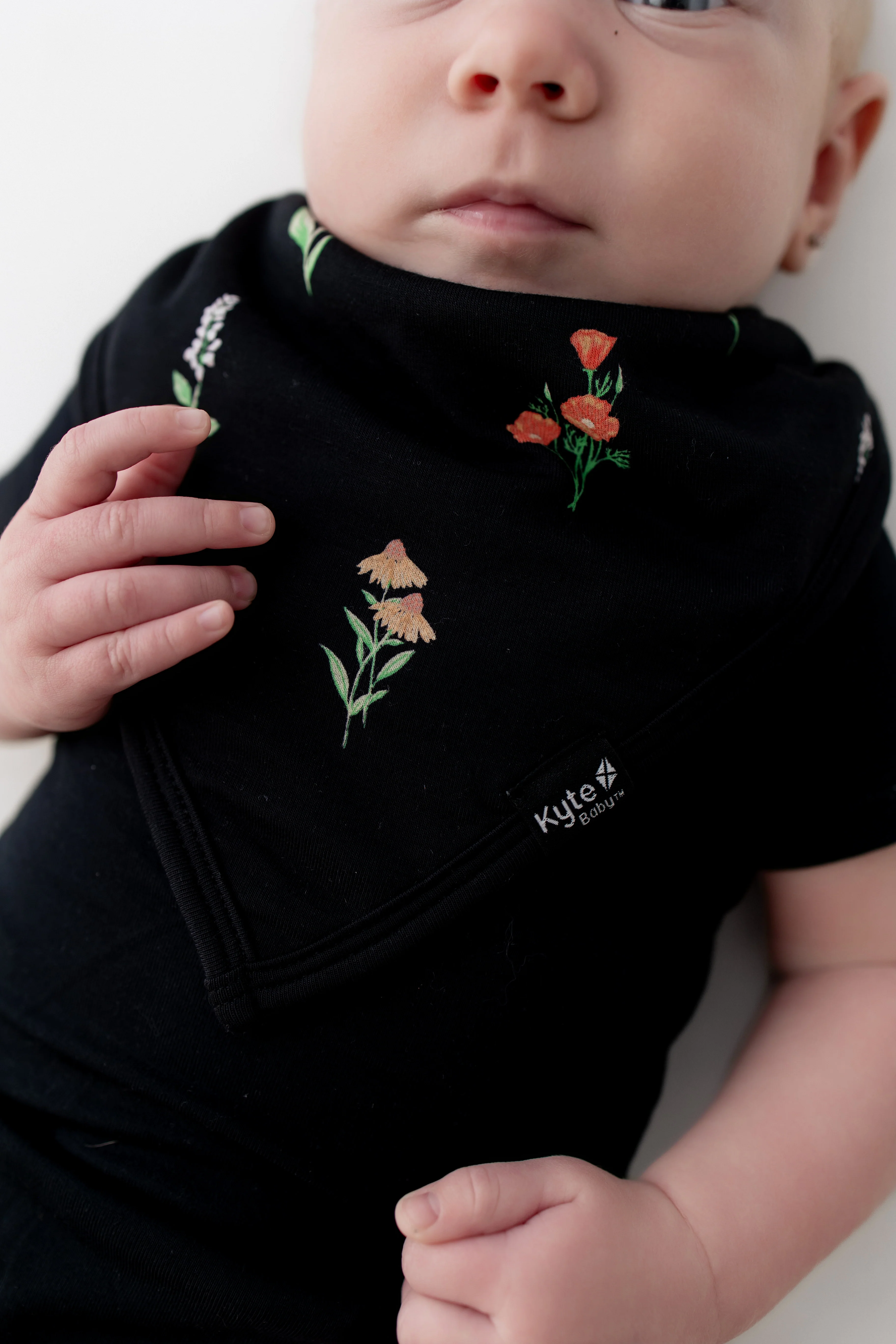 Bib in Midnight Wildflower