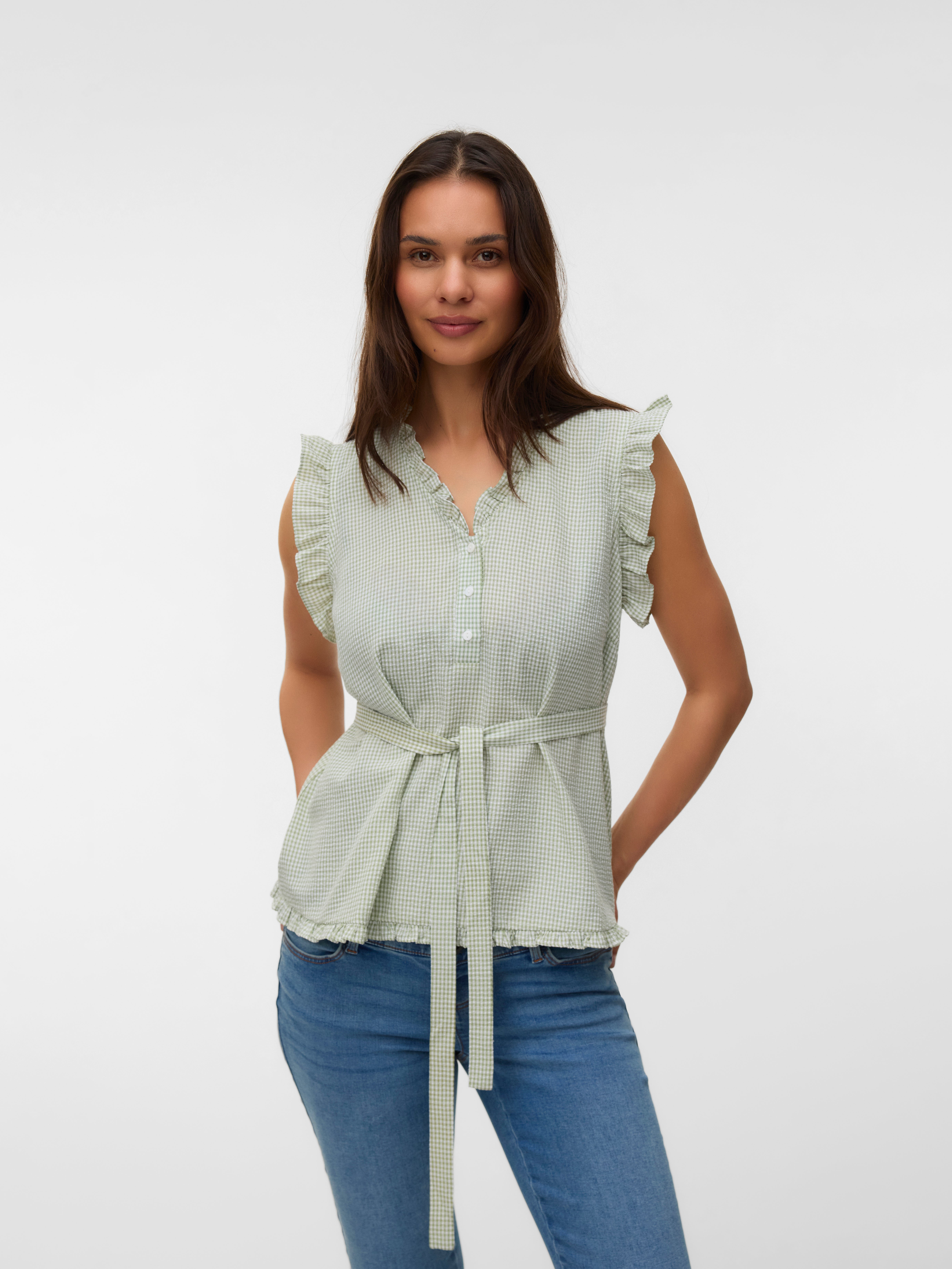 VERO MODA® Regular Fit V-Neck Top