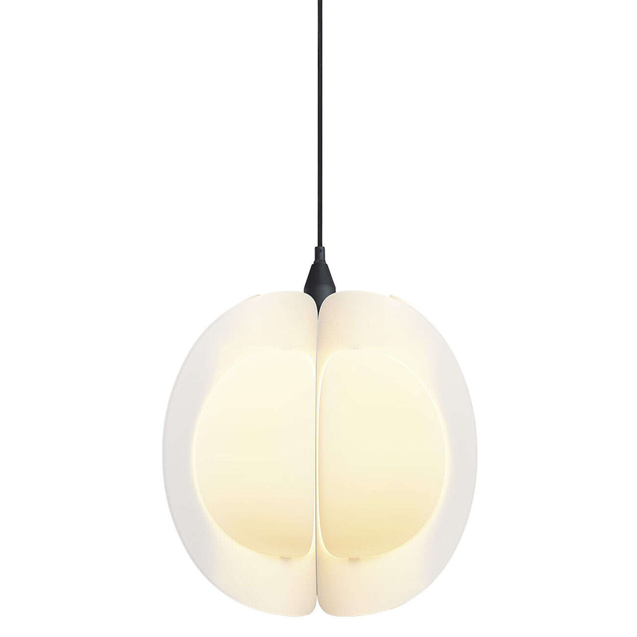 Suspension design origami blanc Ø38xH35cm