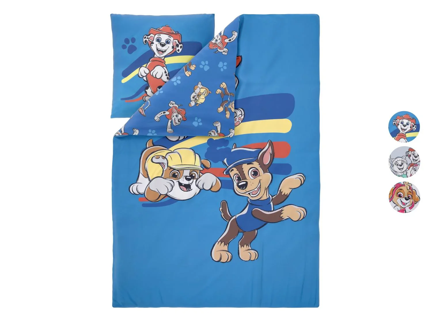 Parure de lit double face enfant La Pat'Patrouille, 140 x 200 cm