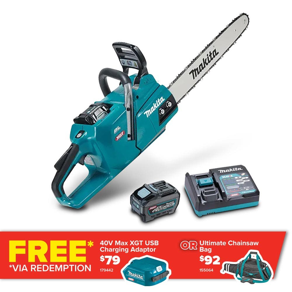 MAKITA Kit tronçonneuse 40 V Max XGT 1 x 5,0 Ah 450 mm UC013GT101