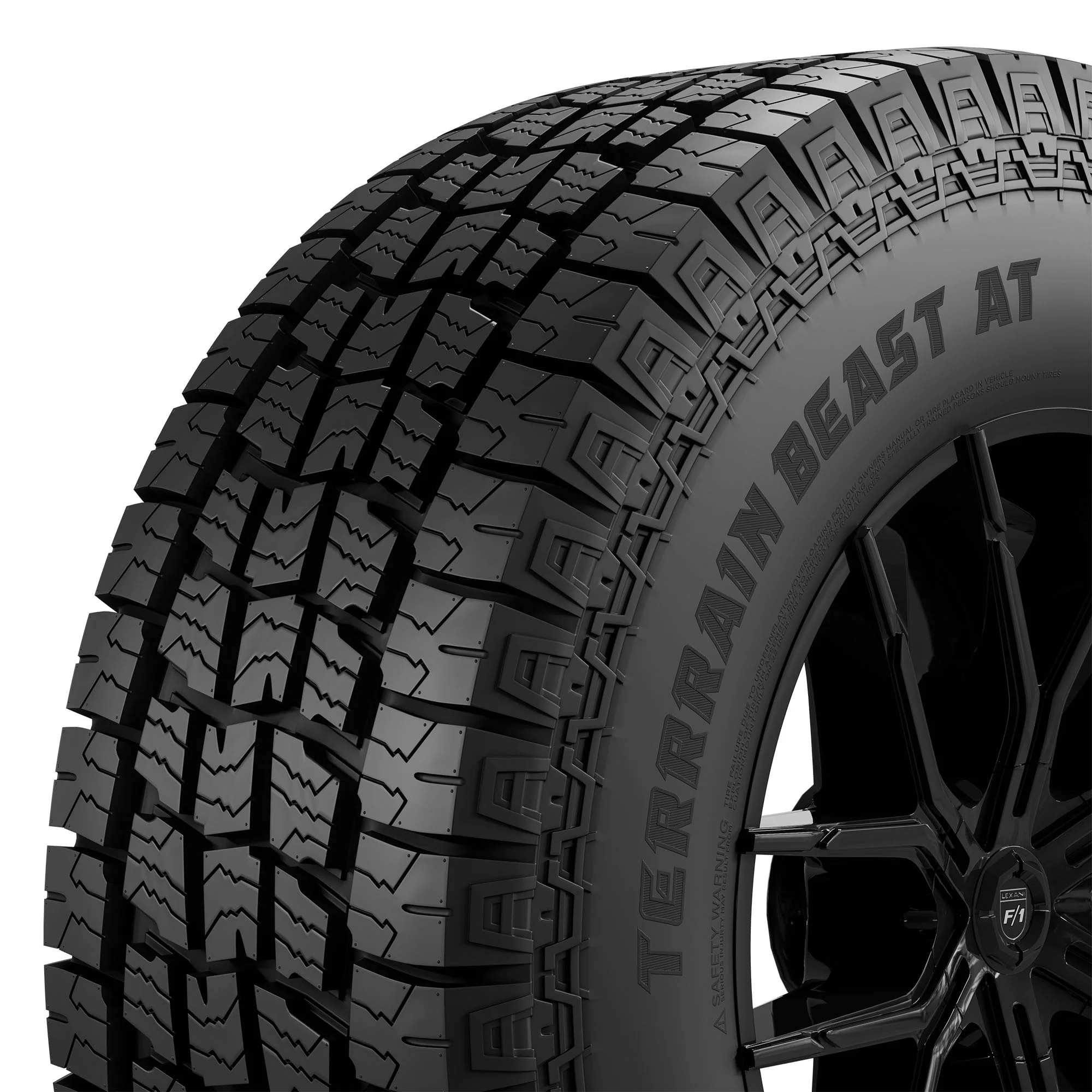 Terrain Beast AT All Terrain 215/75R15 100T Light Truck Tire(Single) - Image 8