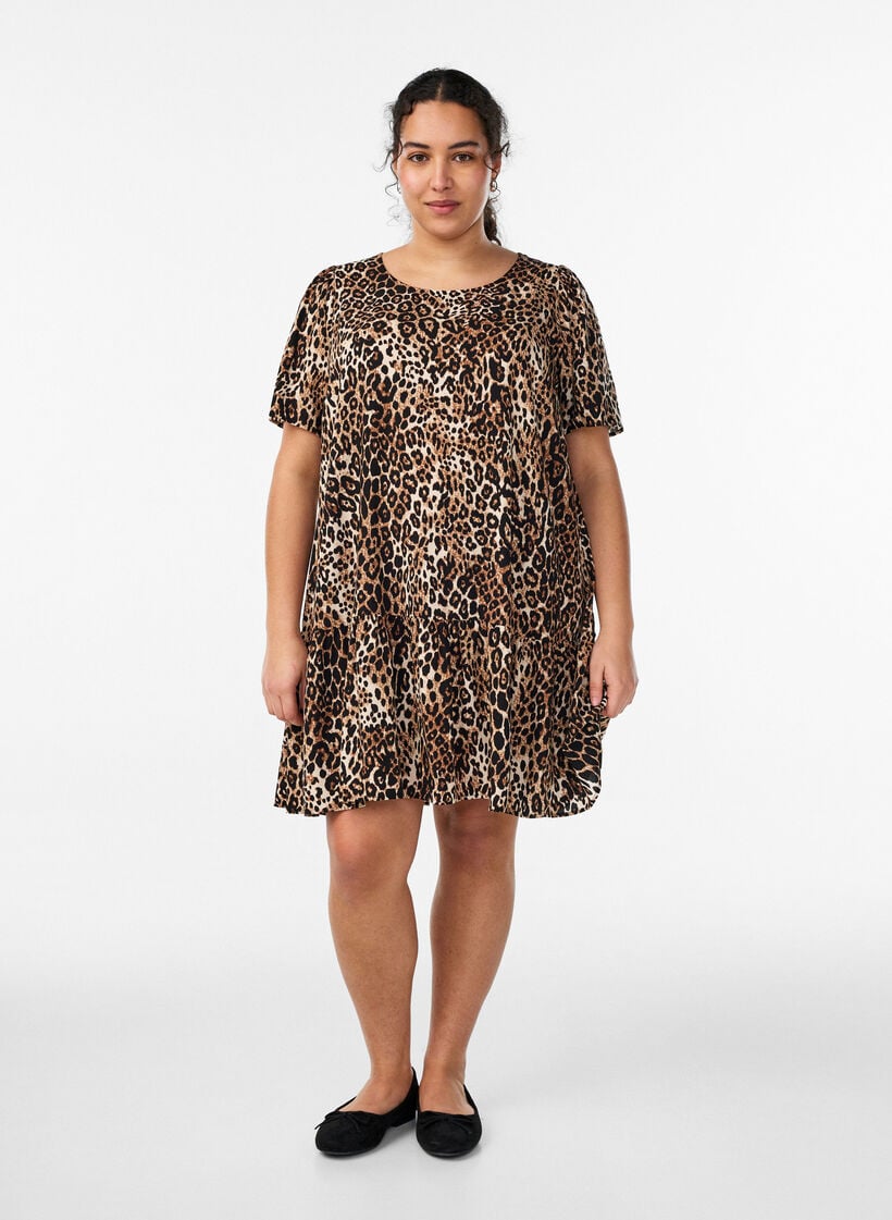Zizzi Dress in viscose with cutline