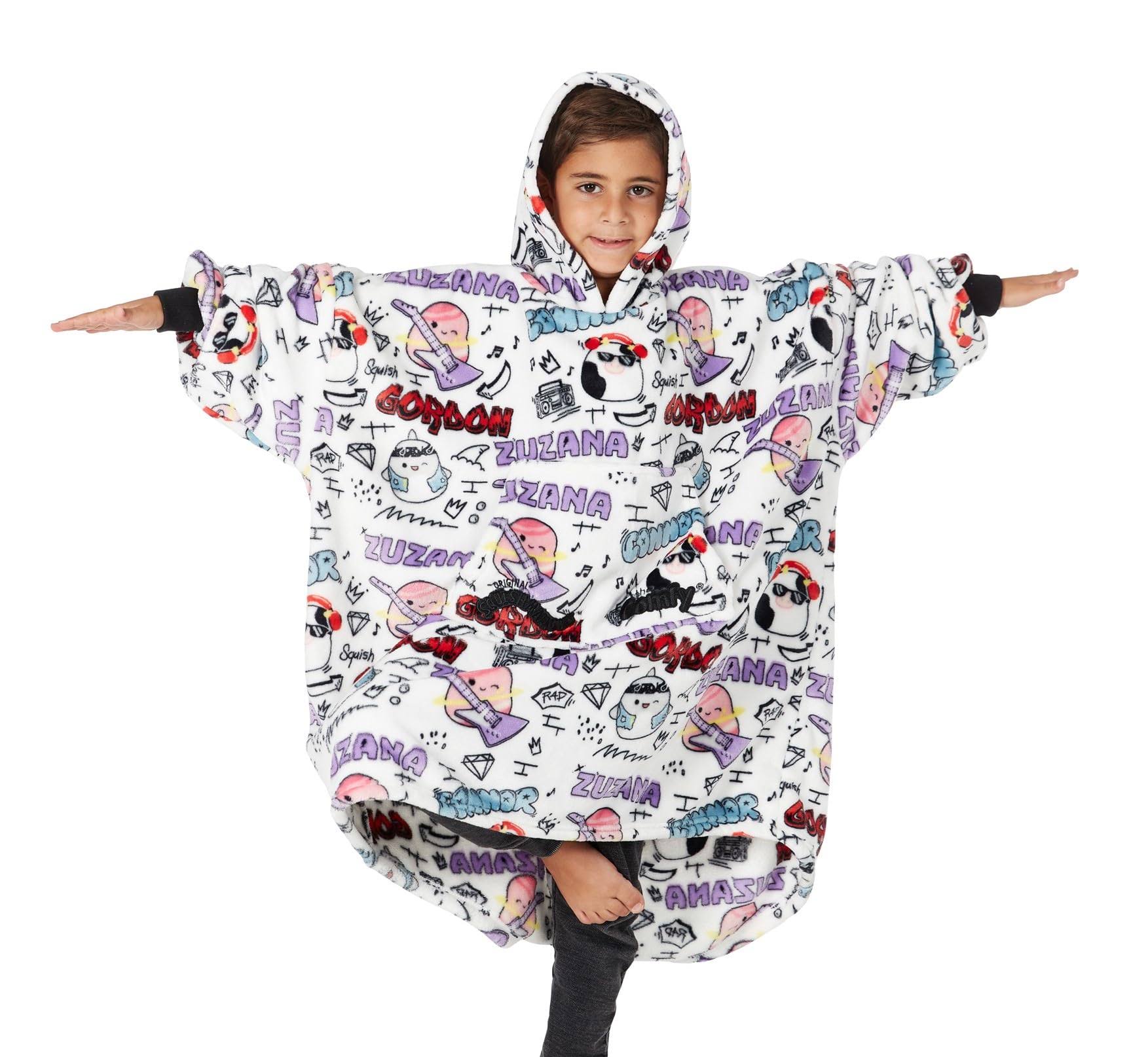 The Comfy Dream Jr Squishmallows Oversized Wearable Blanket Gifts for Women and Kids