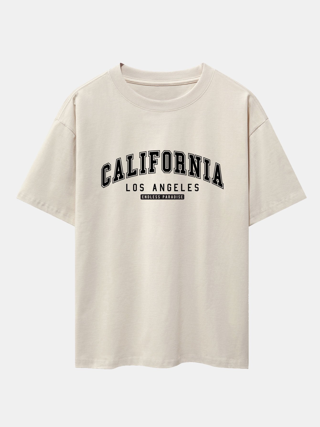 T-shirt oversize épais imprimé Californie