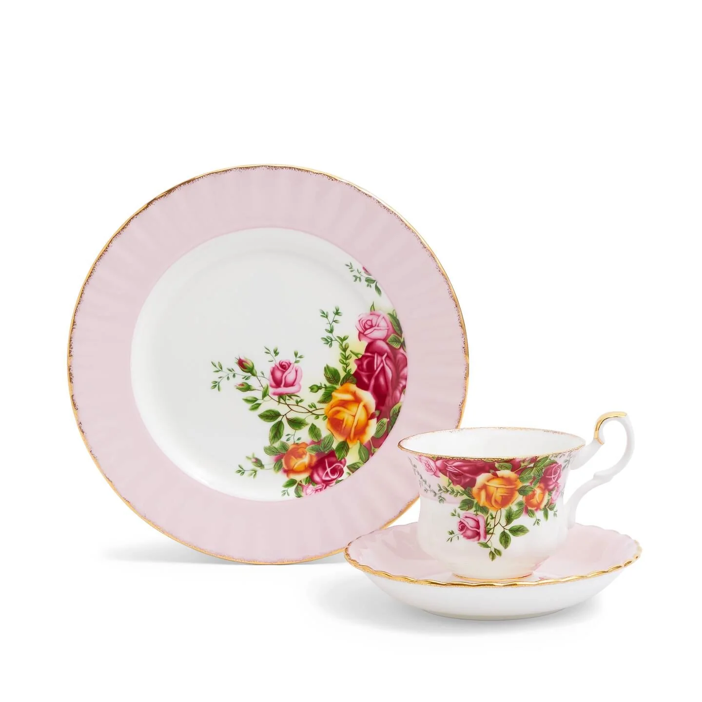 Old Country Roses 3 Piece Set Rose