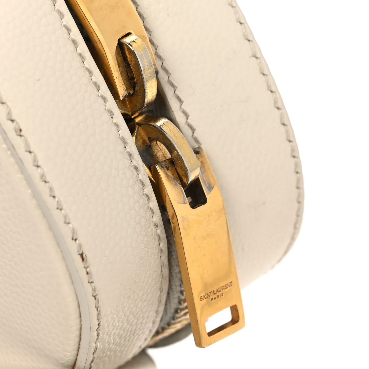 Grain De Poudre Small Classic Monogram Camera Bag White