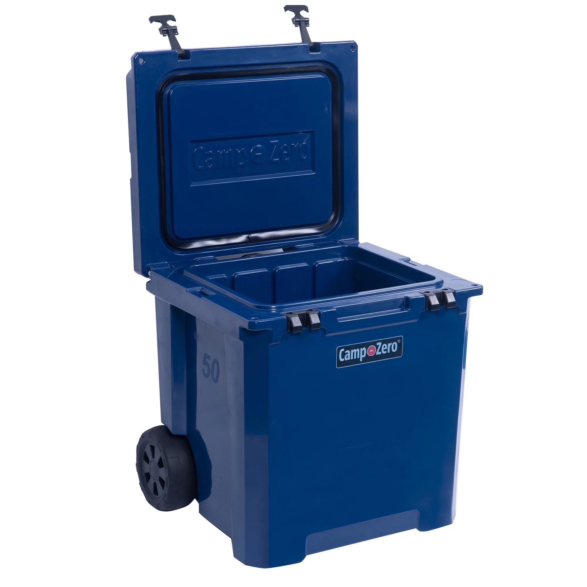 50 52 Qt Premium Chest Cooler with Easy Roll Wheels Navy Blue(MultiColor) Image 8