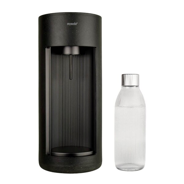 Glassy kullsyremaskin uten sylinder svart