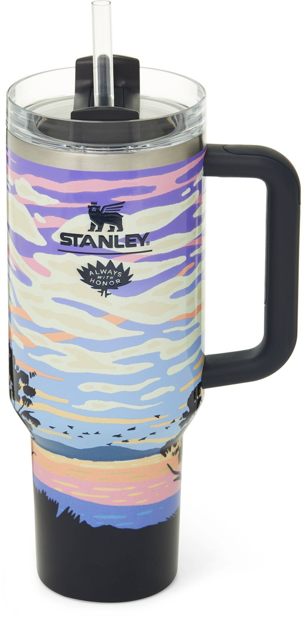 Stanley Kitchen | Stanley 40oz Hazy Horizon Rei Exclusive Quencher Tumbler | Color: Black/Purple | Size: Os | Julesrosesloan's Closet