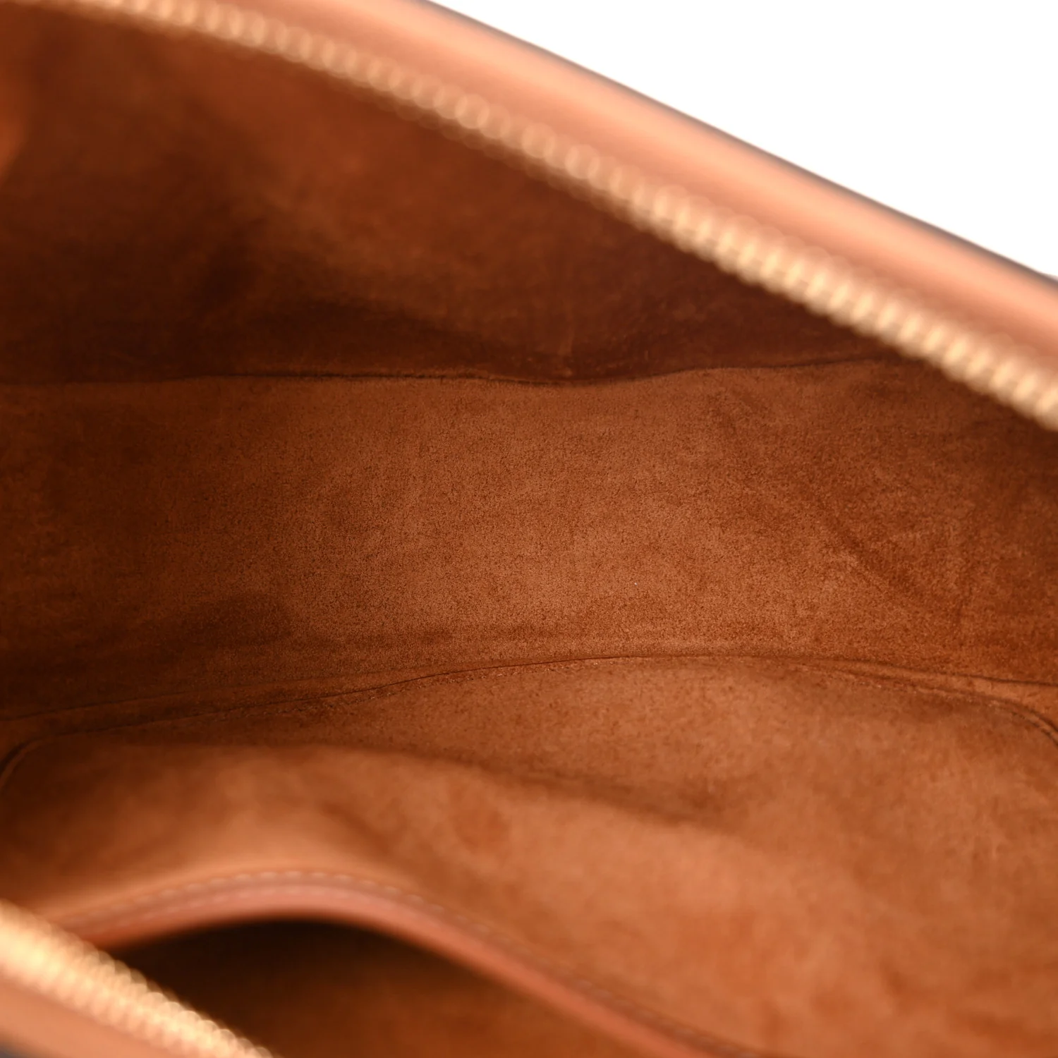 Smooth Calfskin Medium Strap Ava Triomphe Shoulder Bag Tan