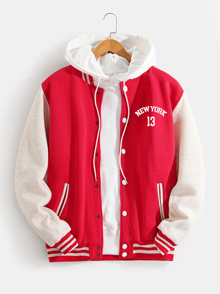 Veste de baseball à imprimé ours de New York
