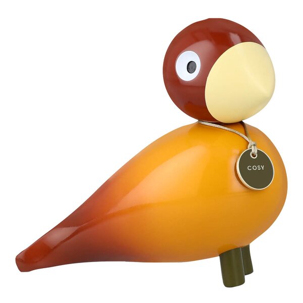 Story Bird sangfugl Cosy 15,5 cm oransje