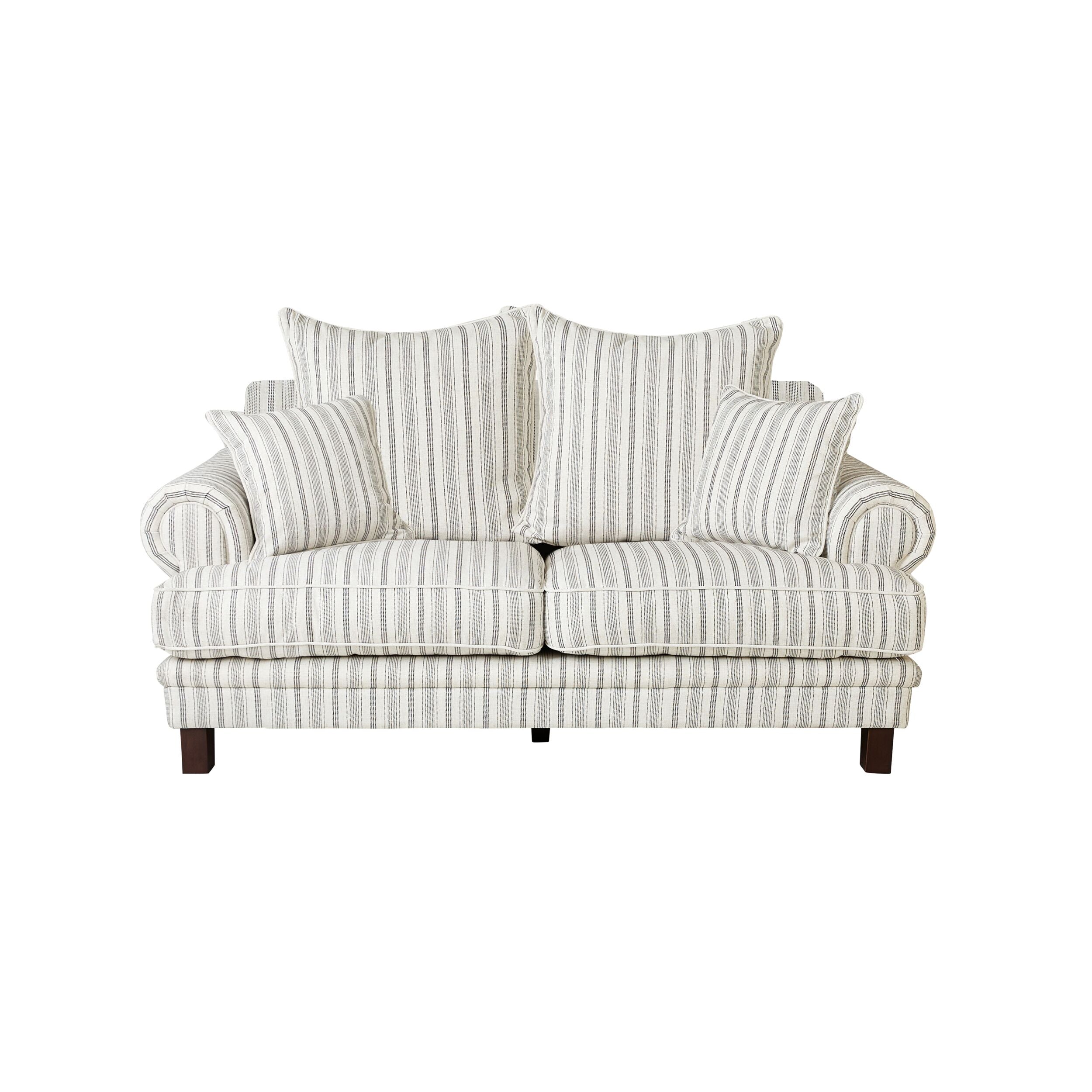 Lisette 2.5 Seater Sofa Linen Stripe
