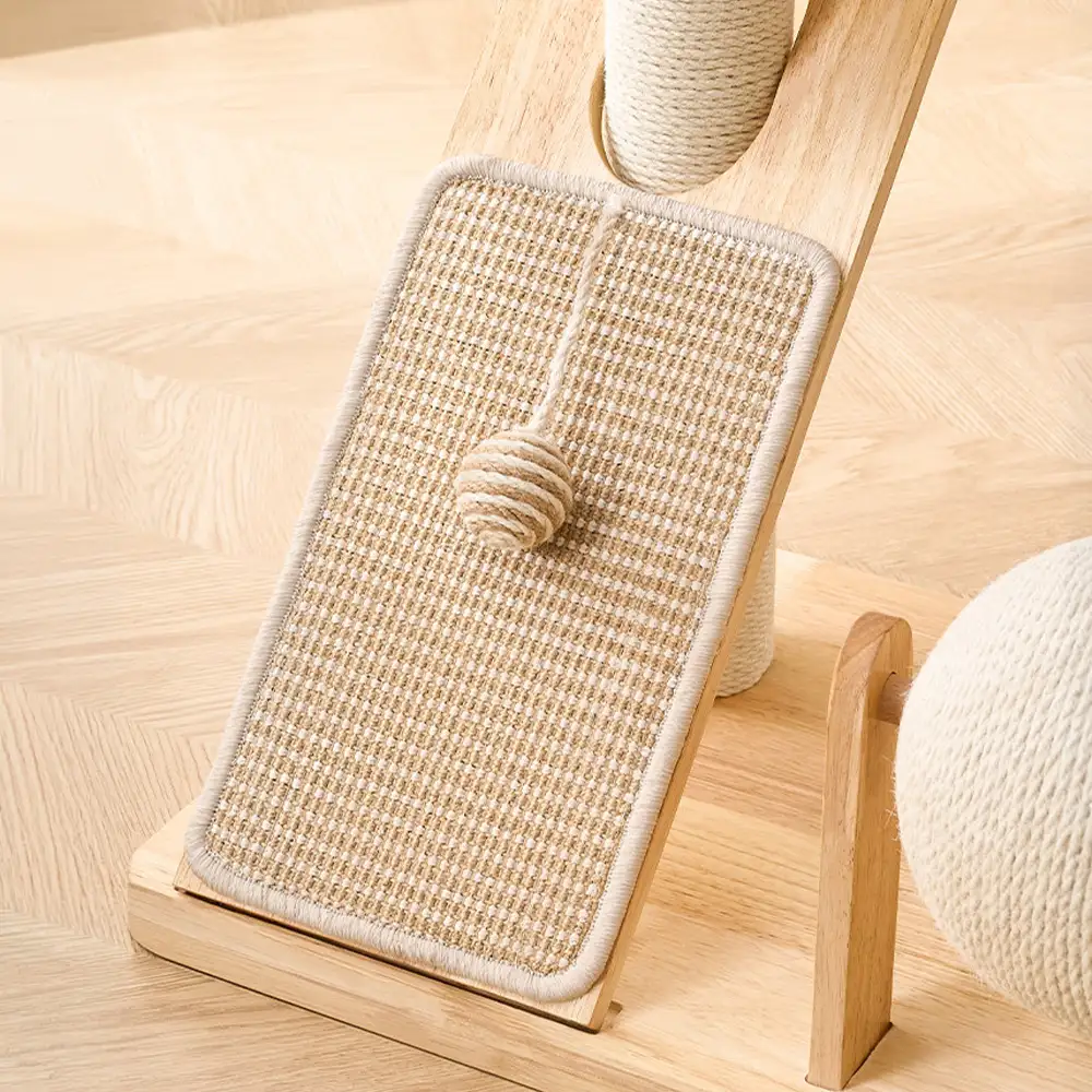 Modern Wooden Multi-Functional Play And Scratching Cat Tree with Space Capsule