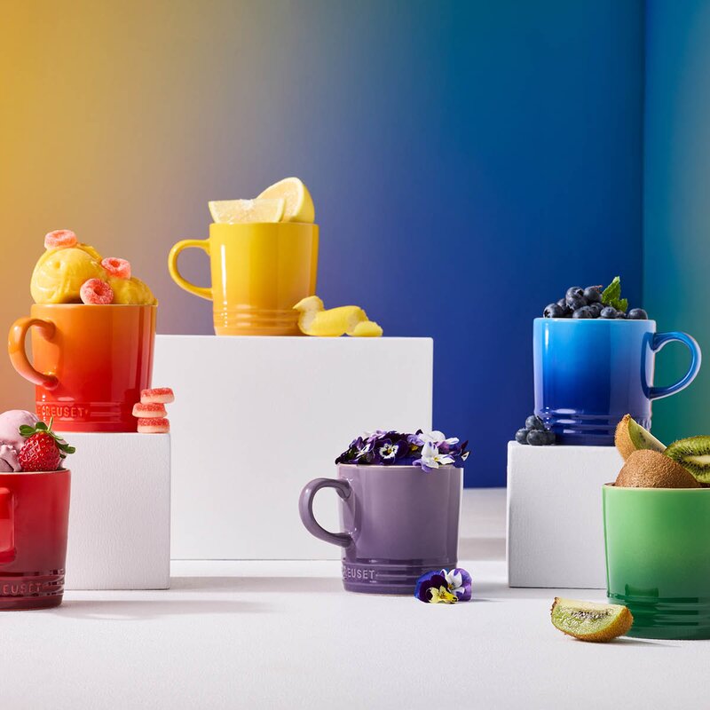 Rainbow kaffekrus 20 cl 6 stk