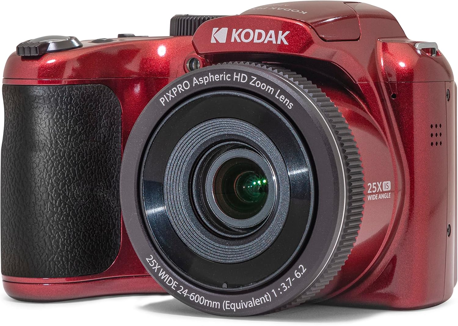 Kodak PIXPRO AZ255-RD 16MP Digital Camera 25X Optical Zoom 24mm Wide Angle Lens Optical Image Stabilization 1080P Full HD Video 3