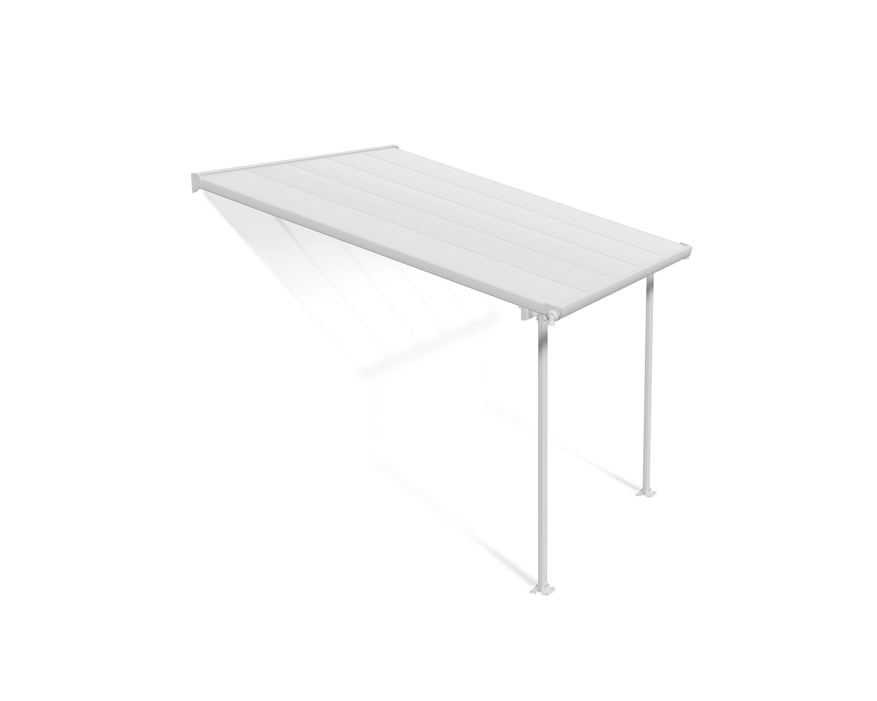 Palram Feria 10' x 28' Patio Cover - White