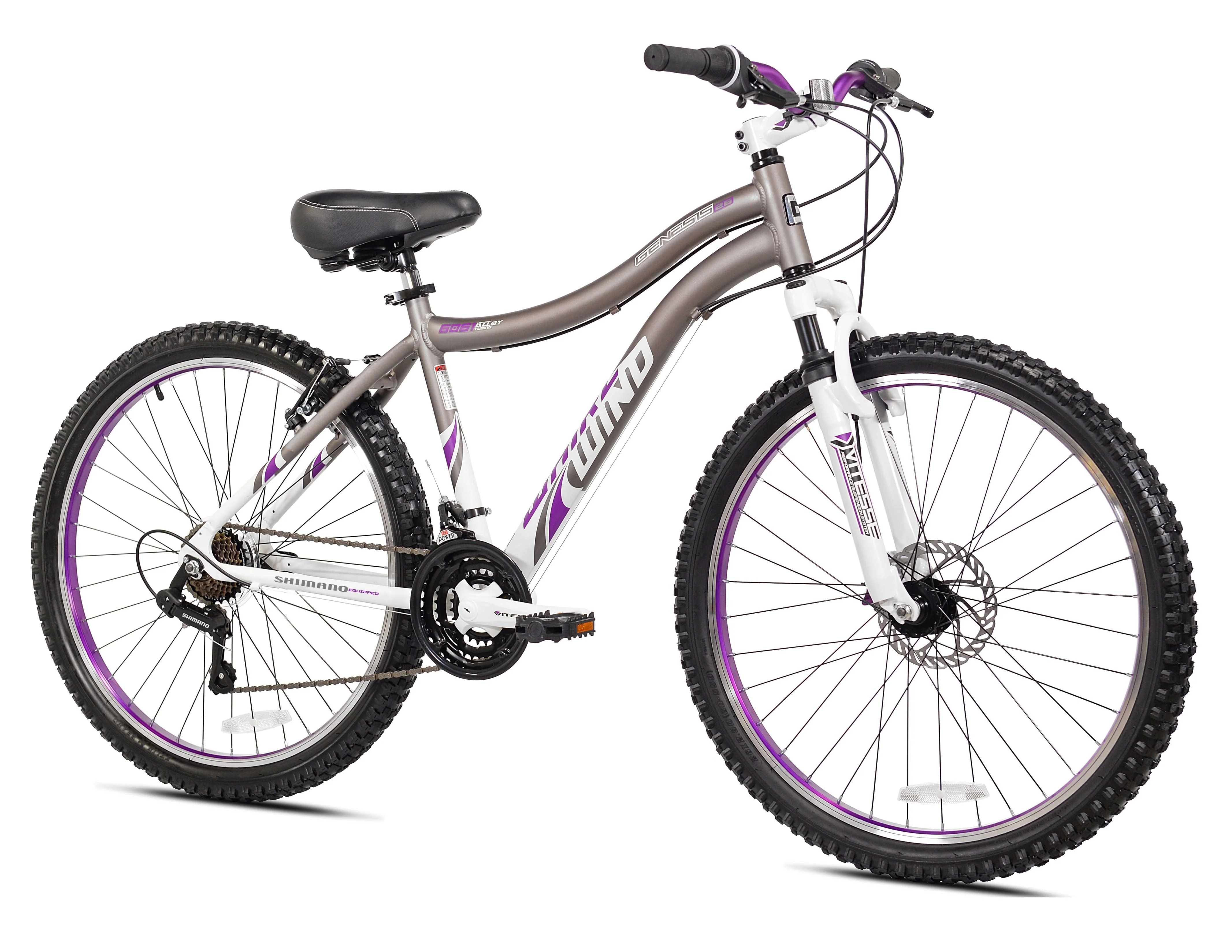 Genesis 26" Whirlwind Women'S Mountain Bike, Gray